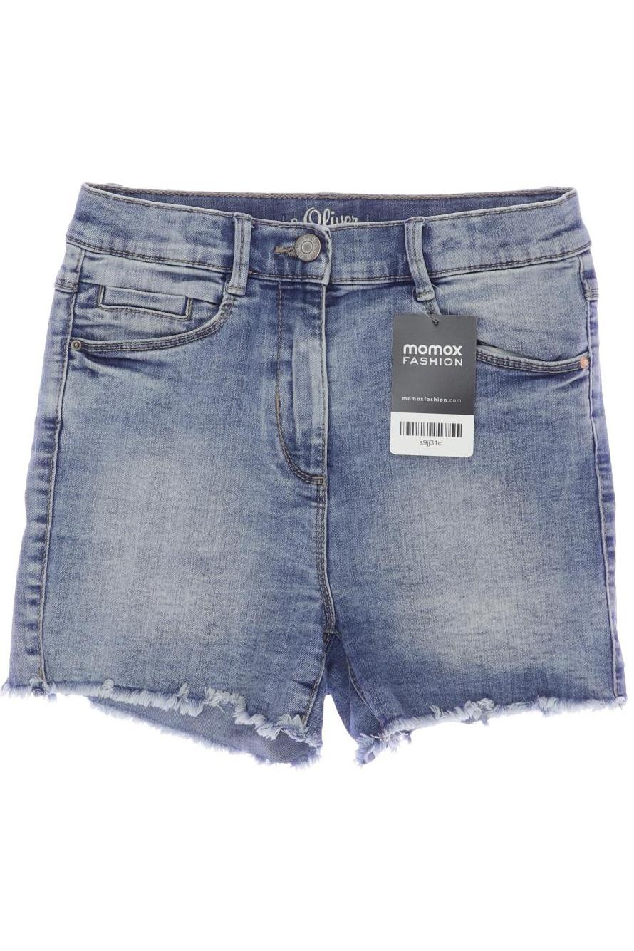 

s.Oliver Selection Damen Shorts, blau, Gr. 164