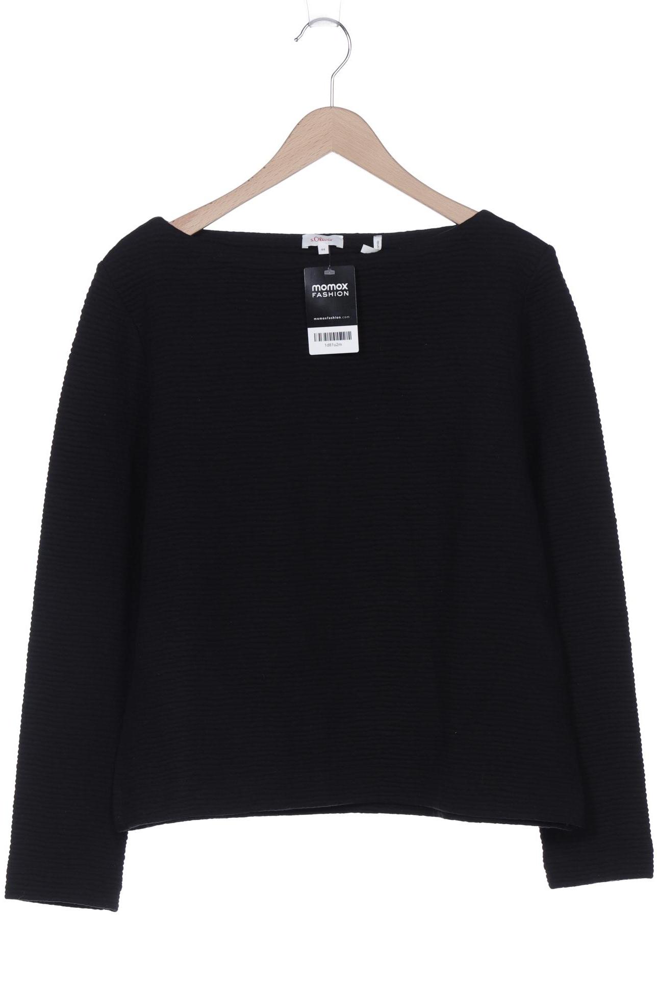 

s.Oliver Selection Damen Pullover, schwarz, Gr. 44