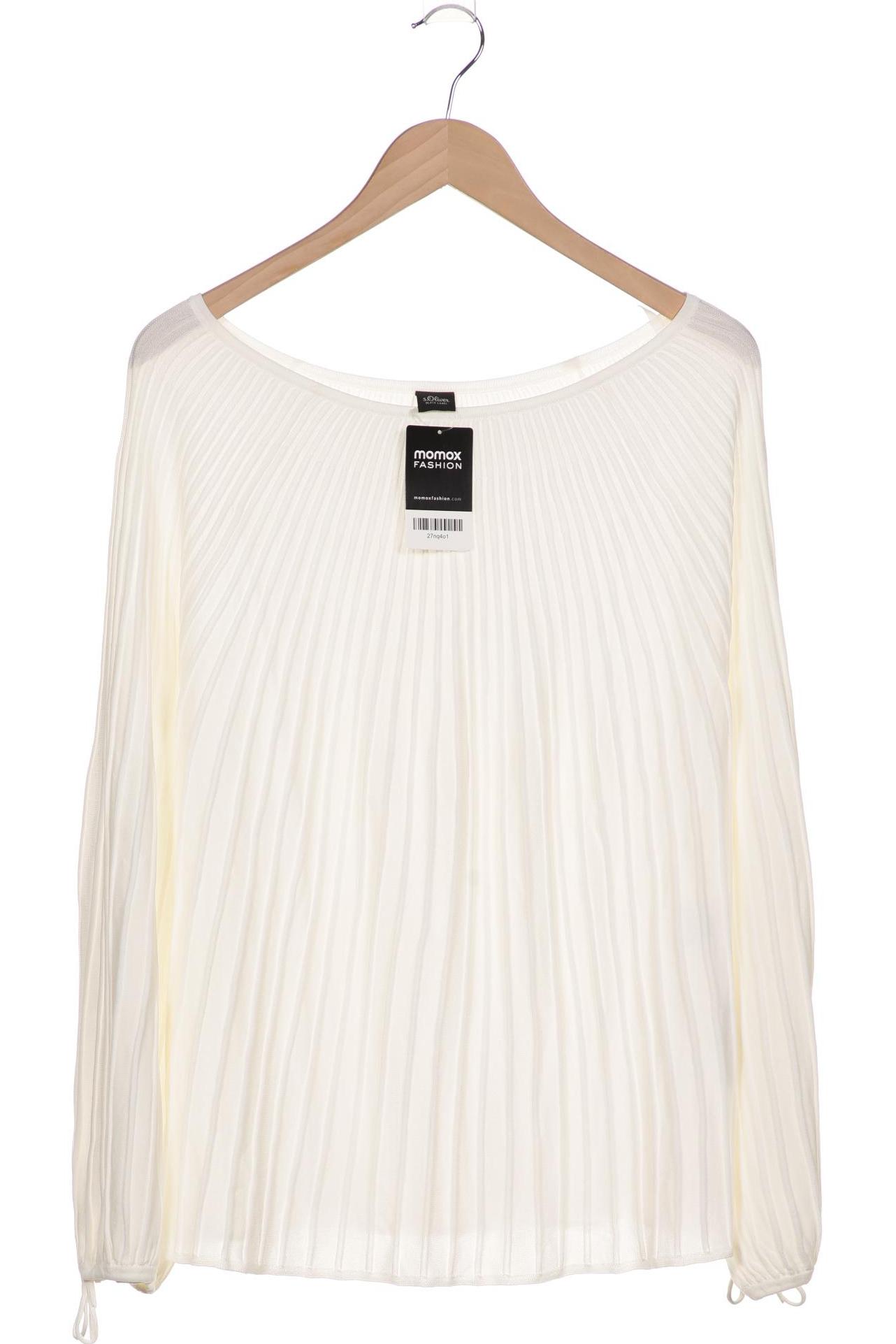 

s.Oliver Selection Damen Pullover, cremeweiß, Gr. 46