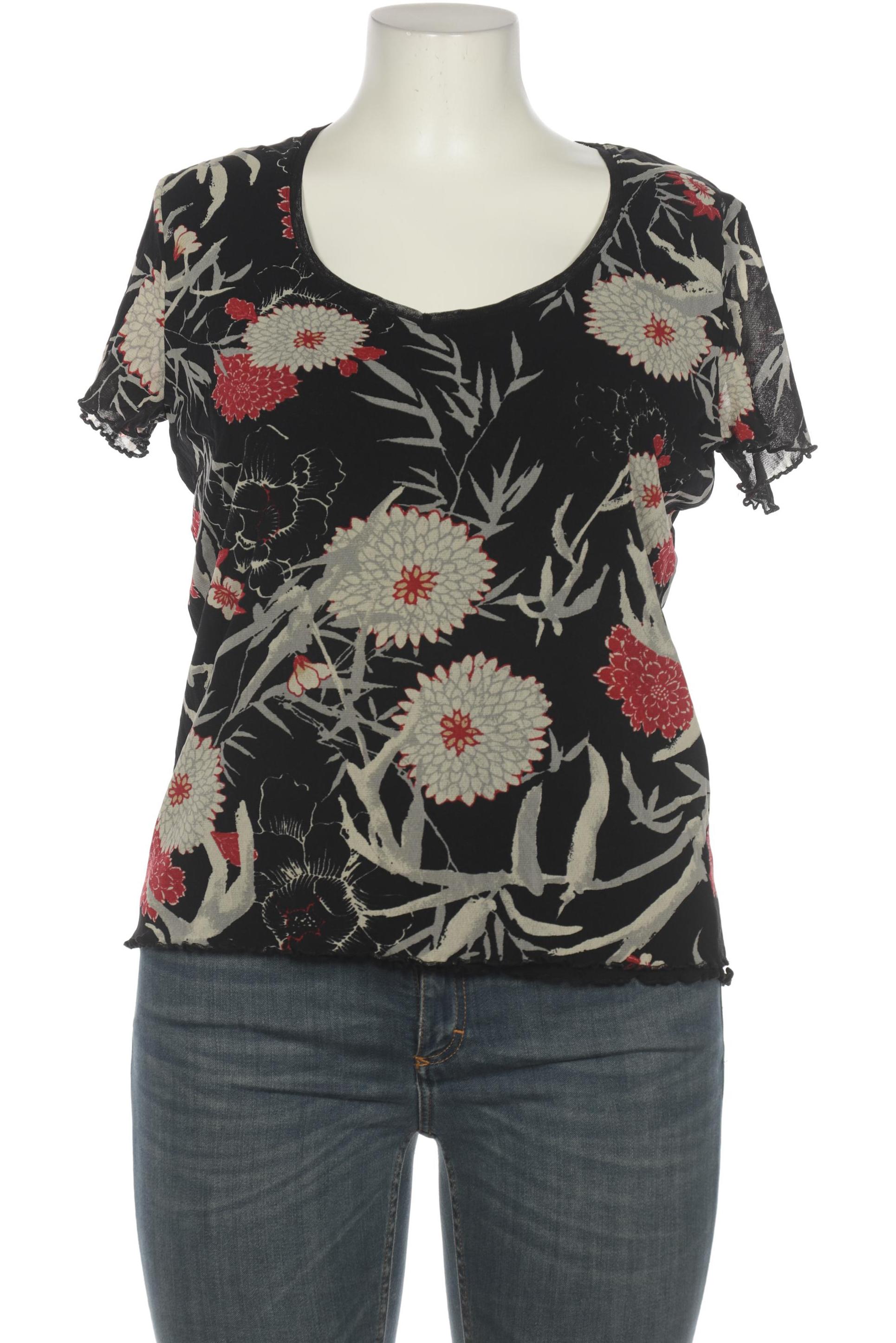 

s.Oliver Selection Damen T-Shirt, schwarz, Gr. 46