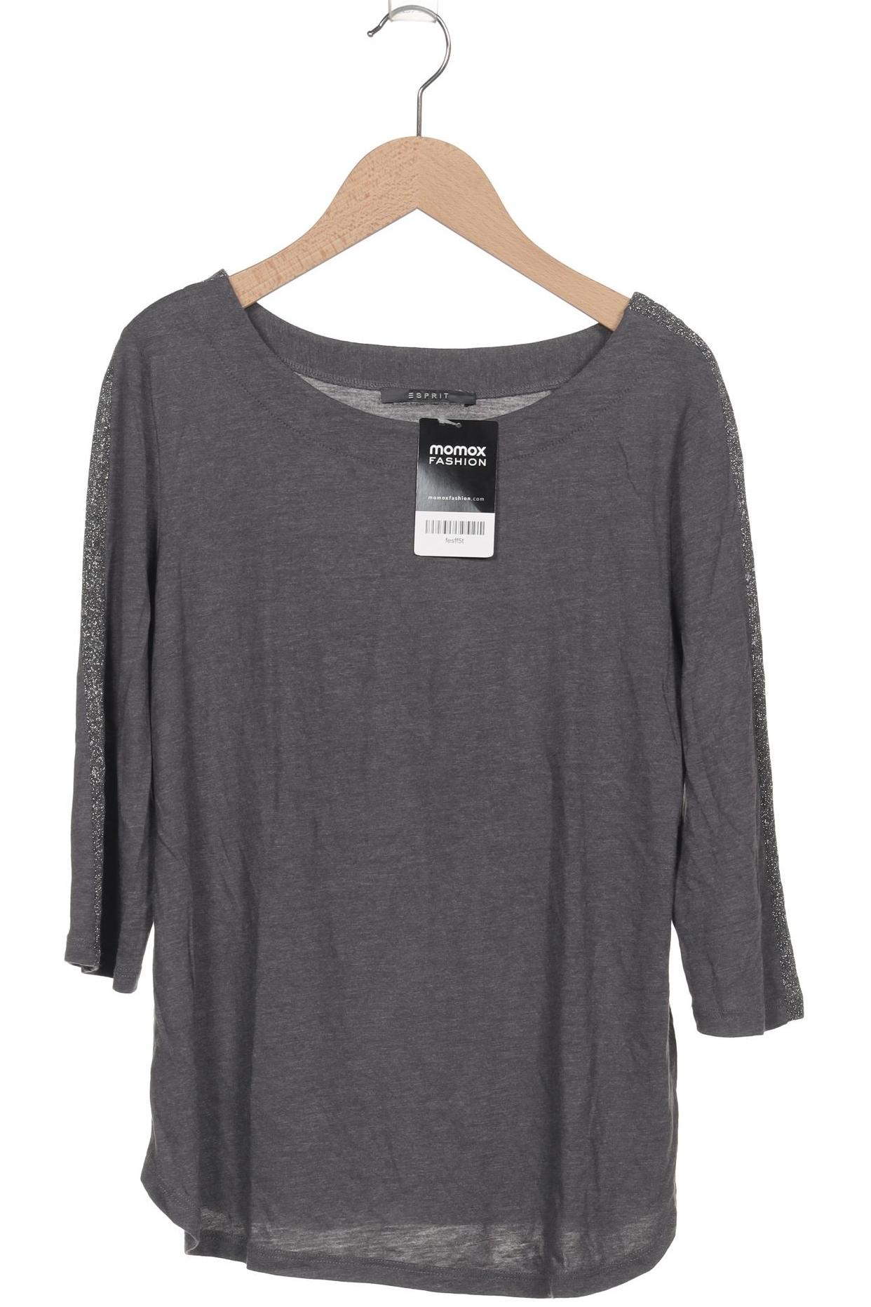 

s.Oliver Selection Damen Langarmshirt, grau, Gr. 36