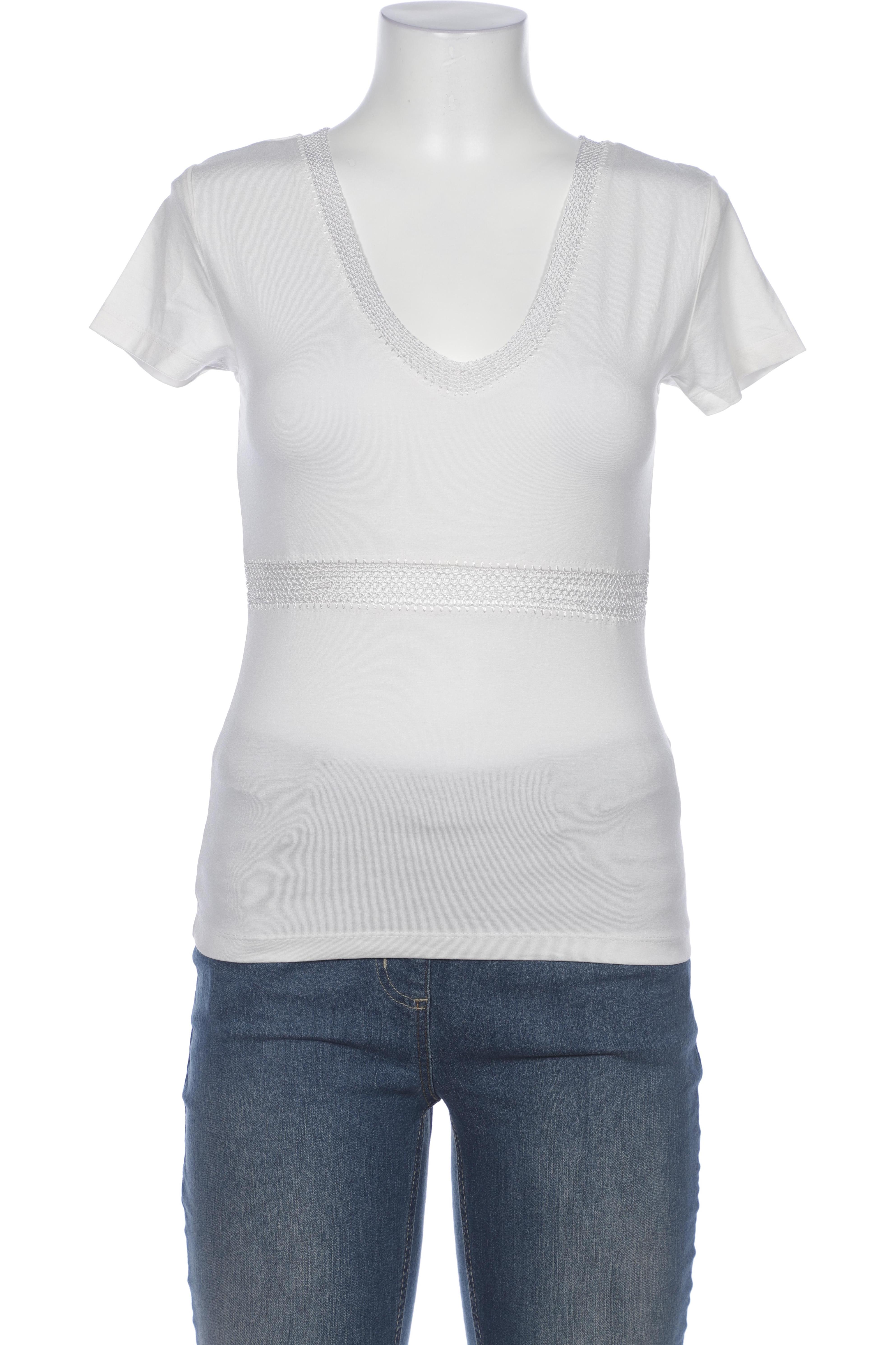 

s.Oliver Selection Damen T-Shirt, weiß, Gr. 38