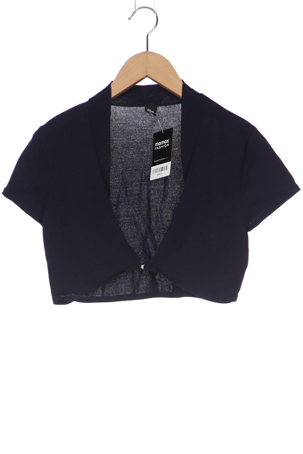 

s.Oliver Selection Damen Strickjacke, marineblau, Gr. 38