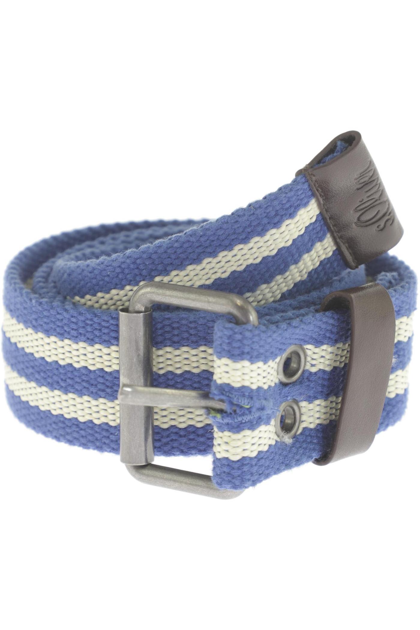 

s.Oliver Selection Herren Gürtel, blau, Gr. 90
