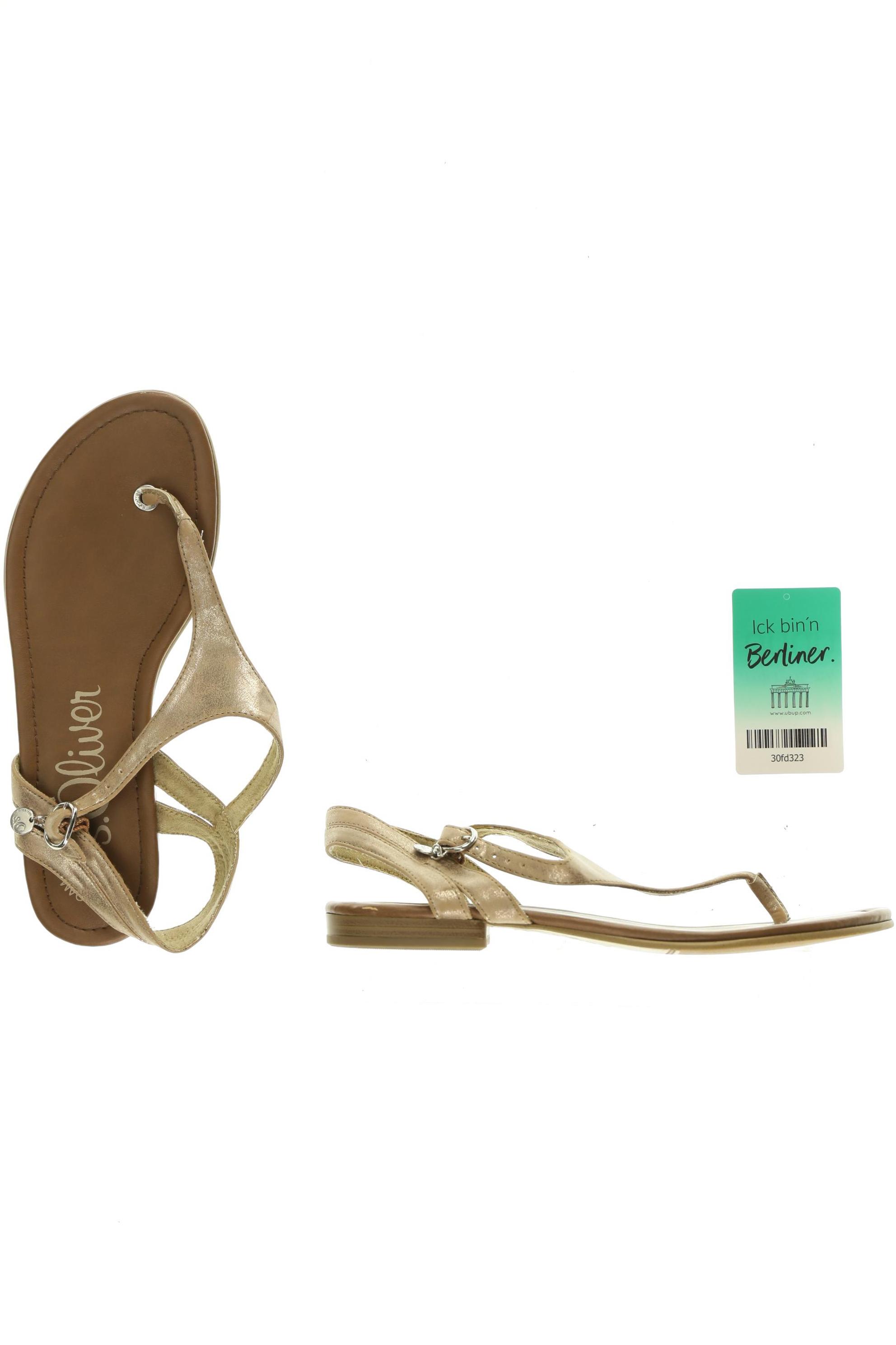 

s.Oliver Selection Damen Sandale, braun, Gr. 38