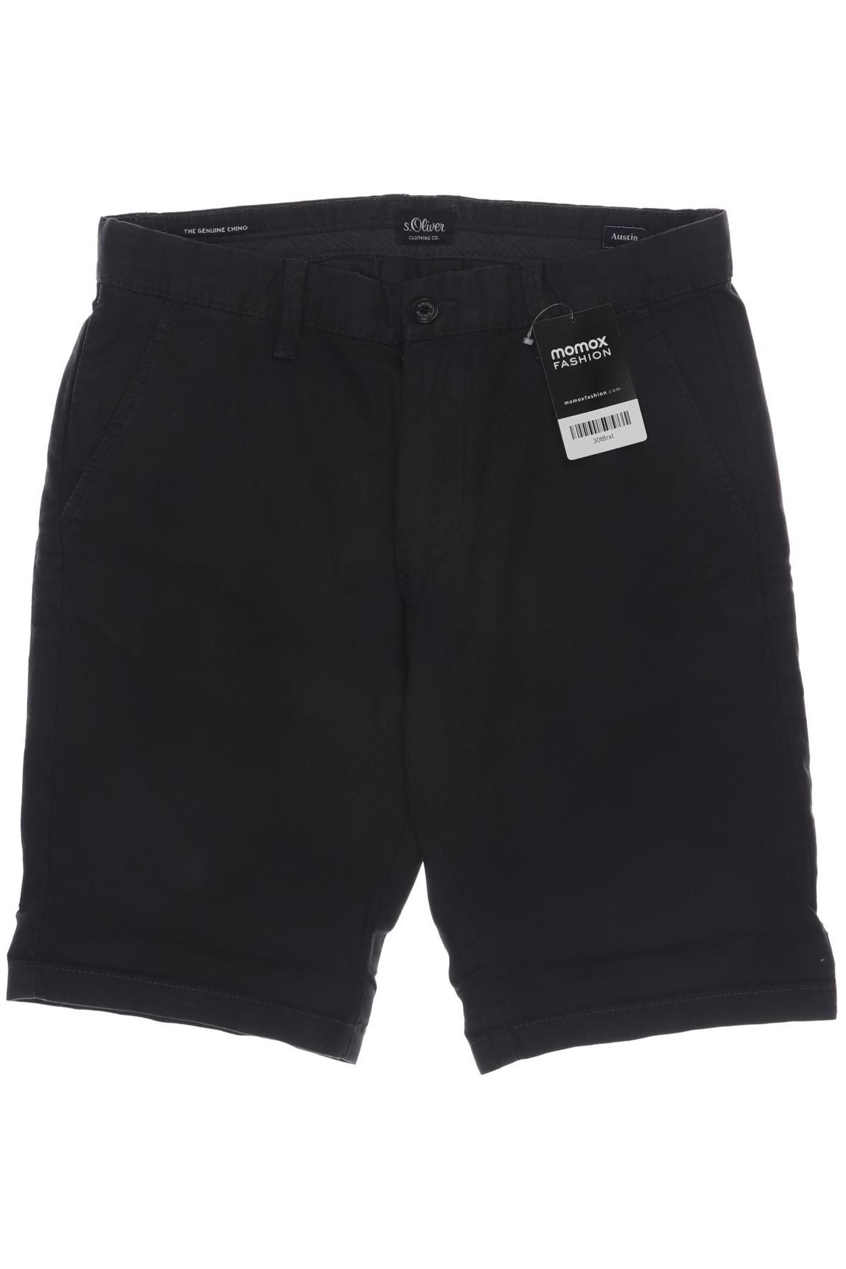 

s.Oliver Selection Herren Shorts, schwarz