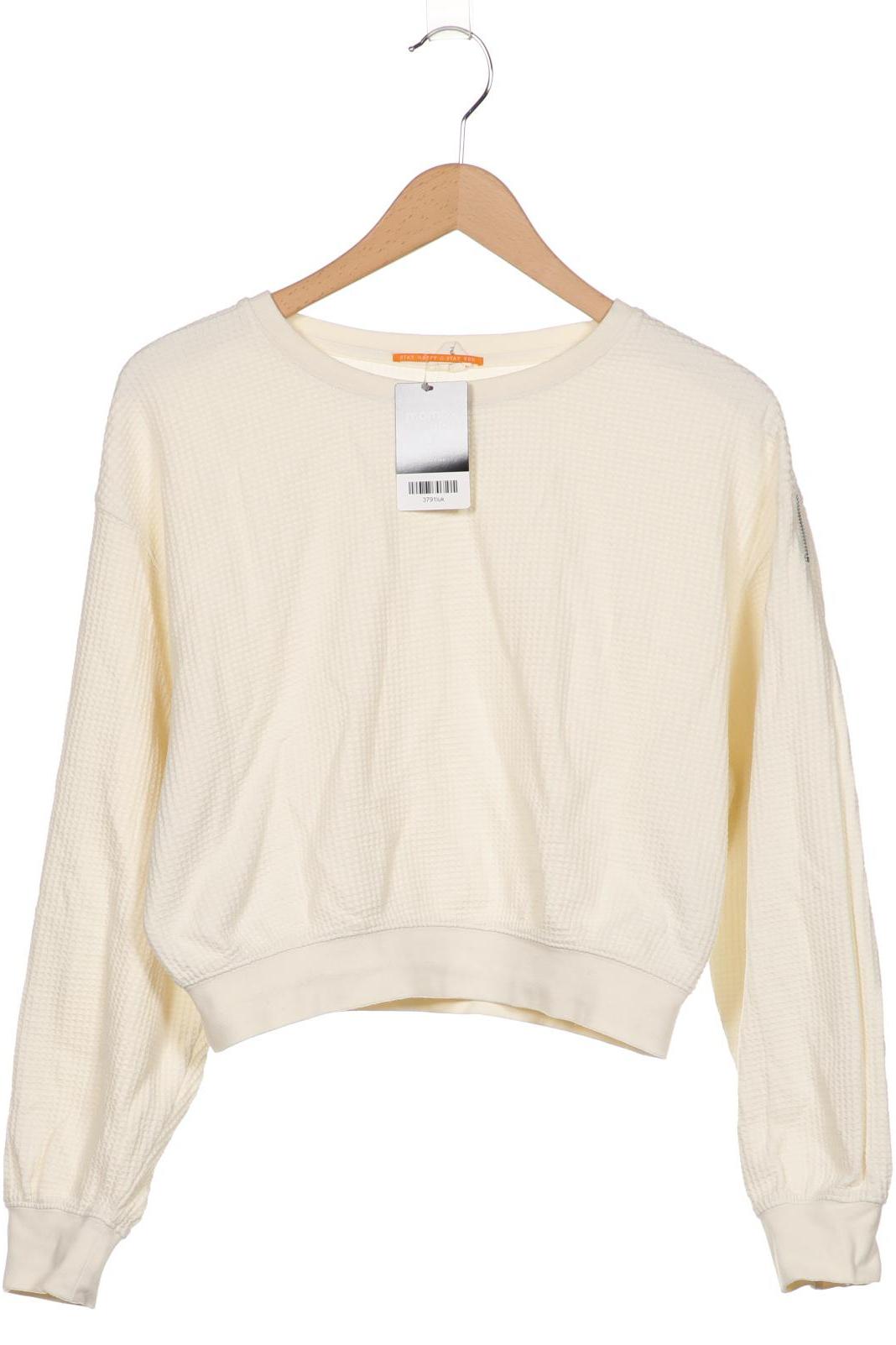 

s.Oliver Selection Damen Sweatshirt, cremeweiß