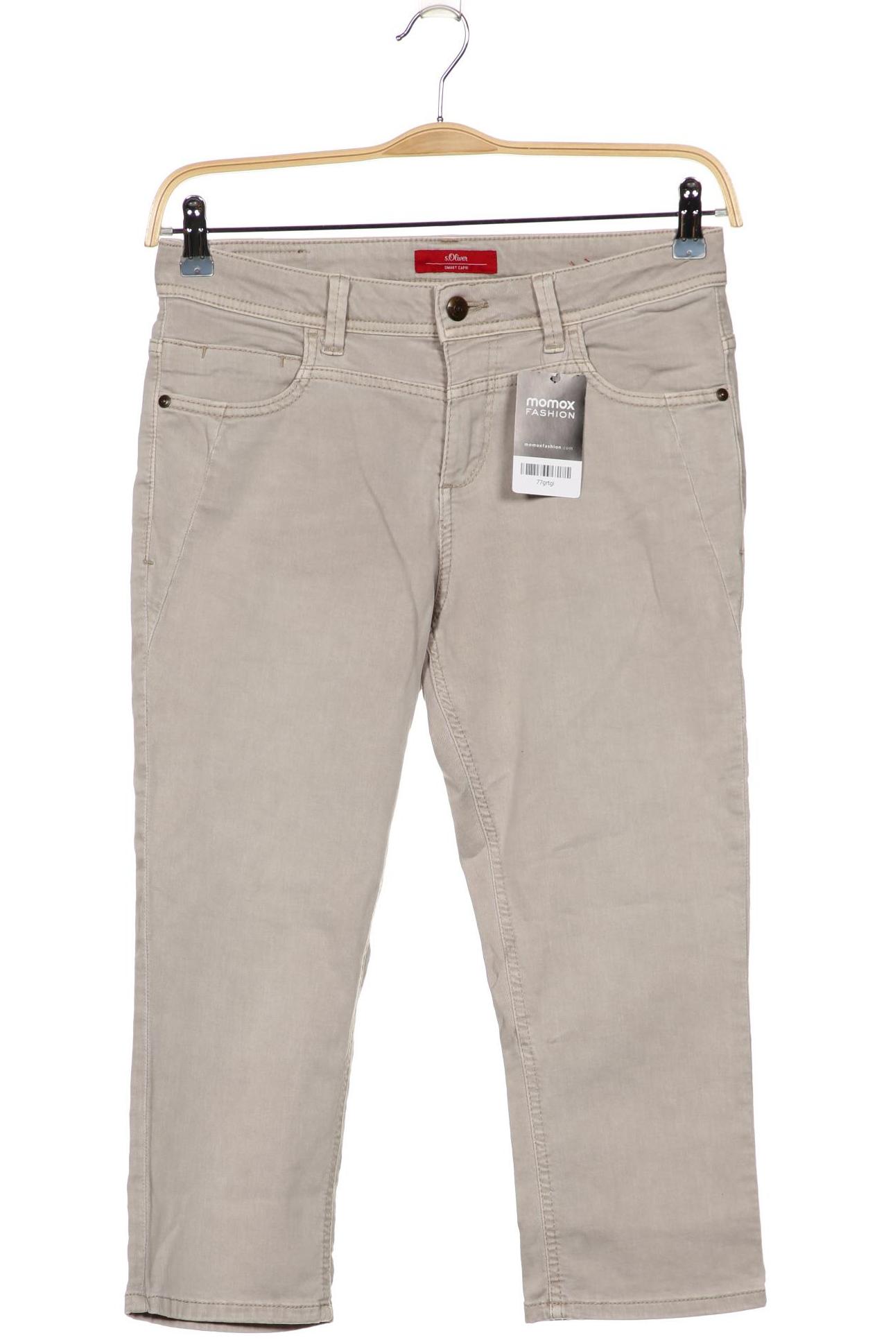 

s.Oliver Selection Damen Shorts, cremeweiß, Gr. 36