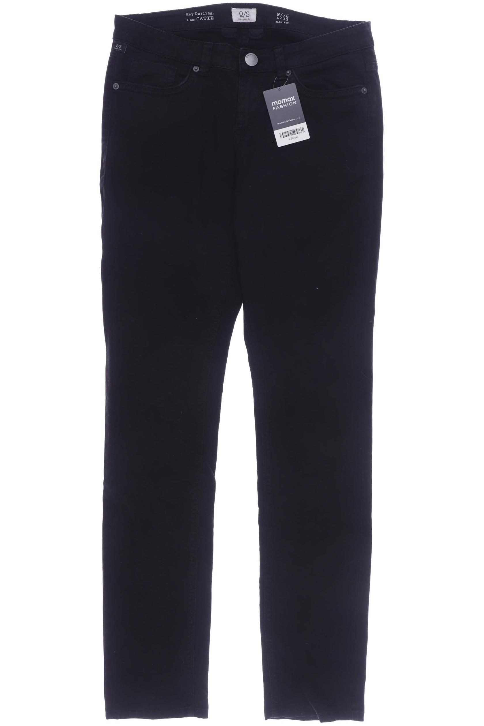 

s.Oliver Selection Damen Jeans, schwarz