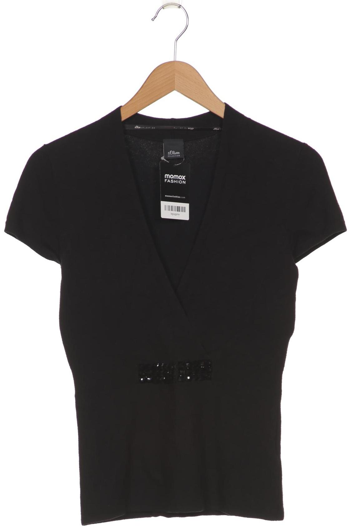 

s.Oliver Selection Damen Pullover, schwarz
