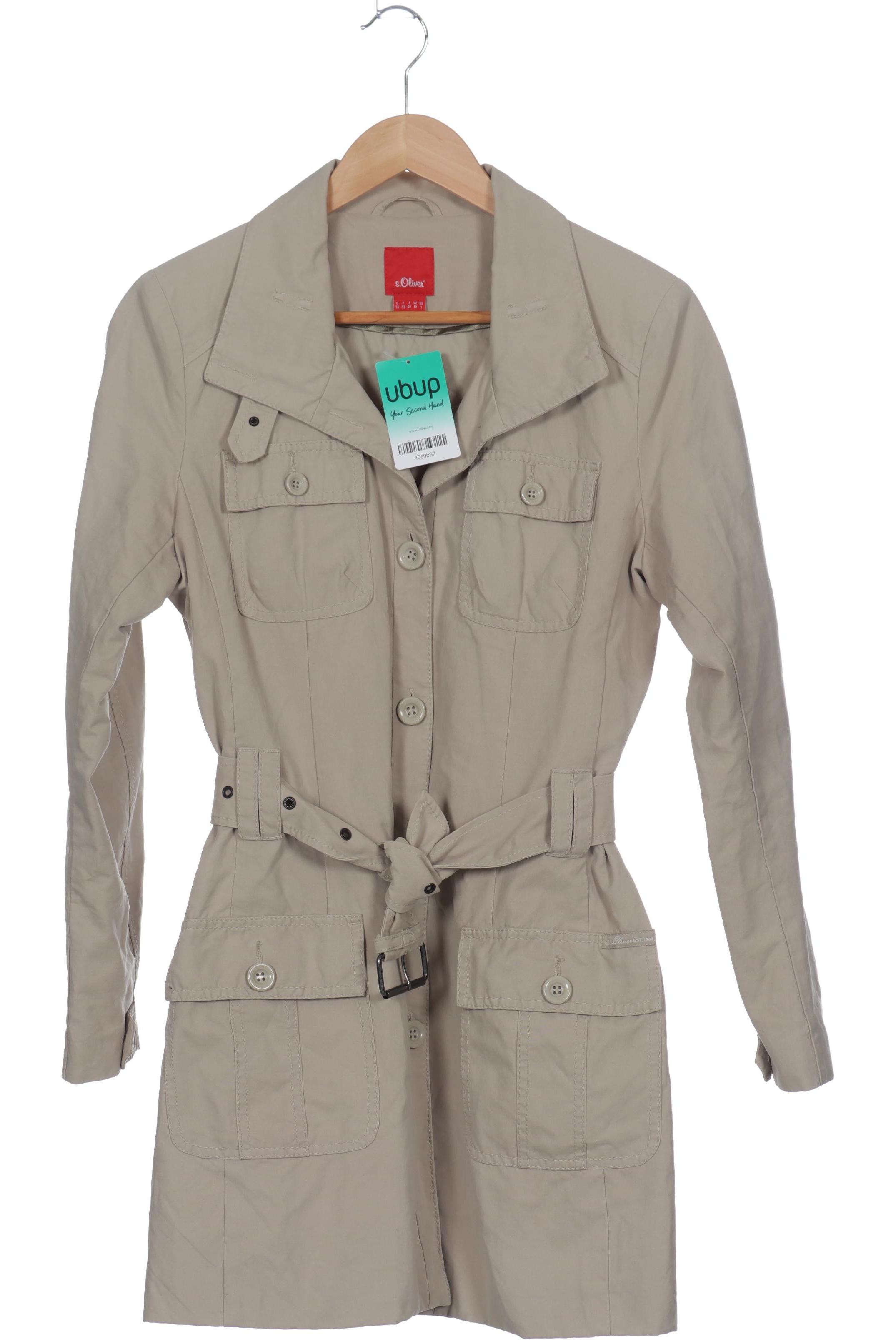 

s.Oliver Selection Damen Mantel, beige, Gr. 36