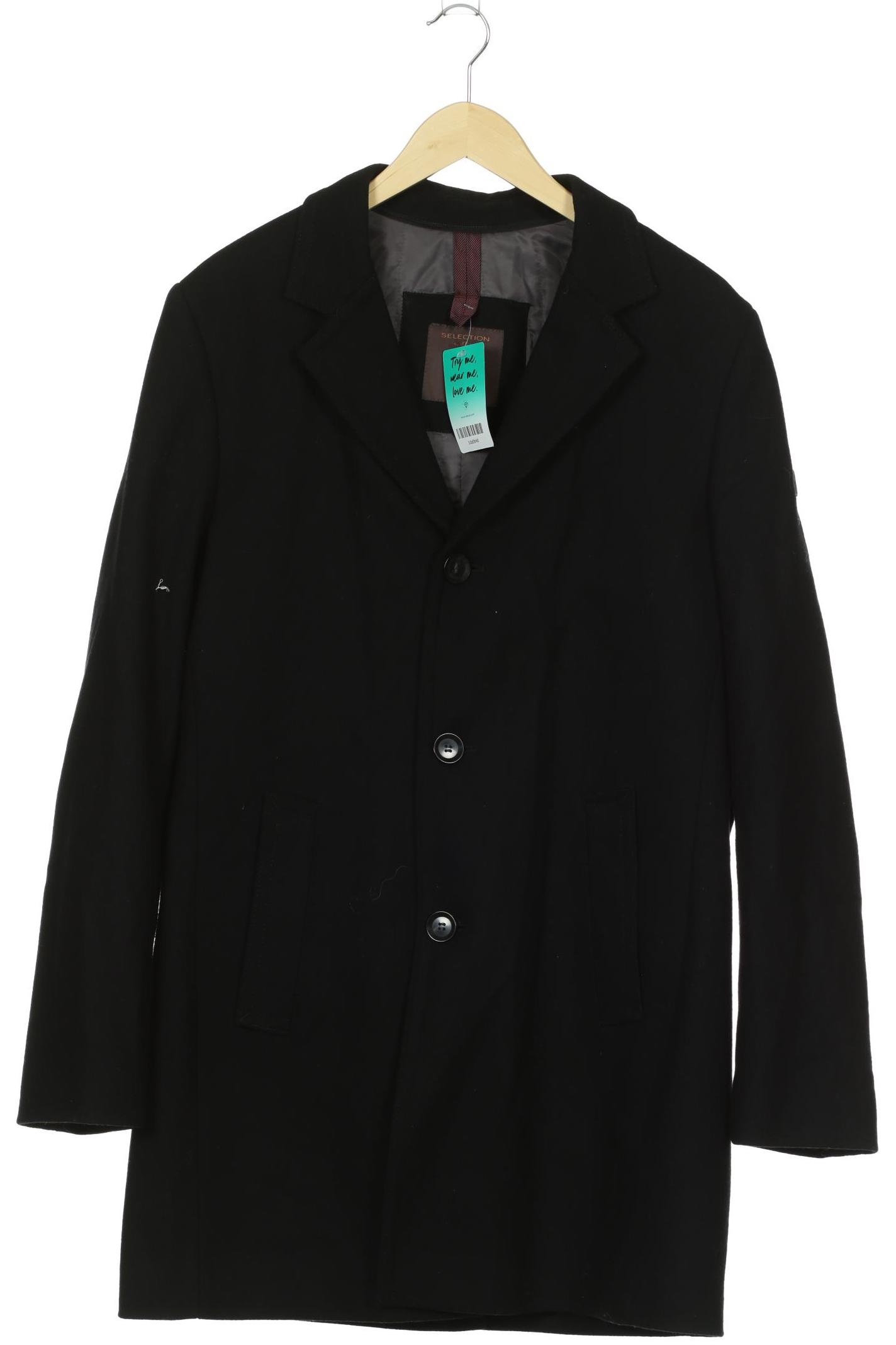 

s.Oliver Selection Herren Mantel, schwarz, Gr. 50