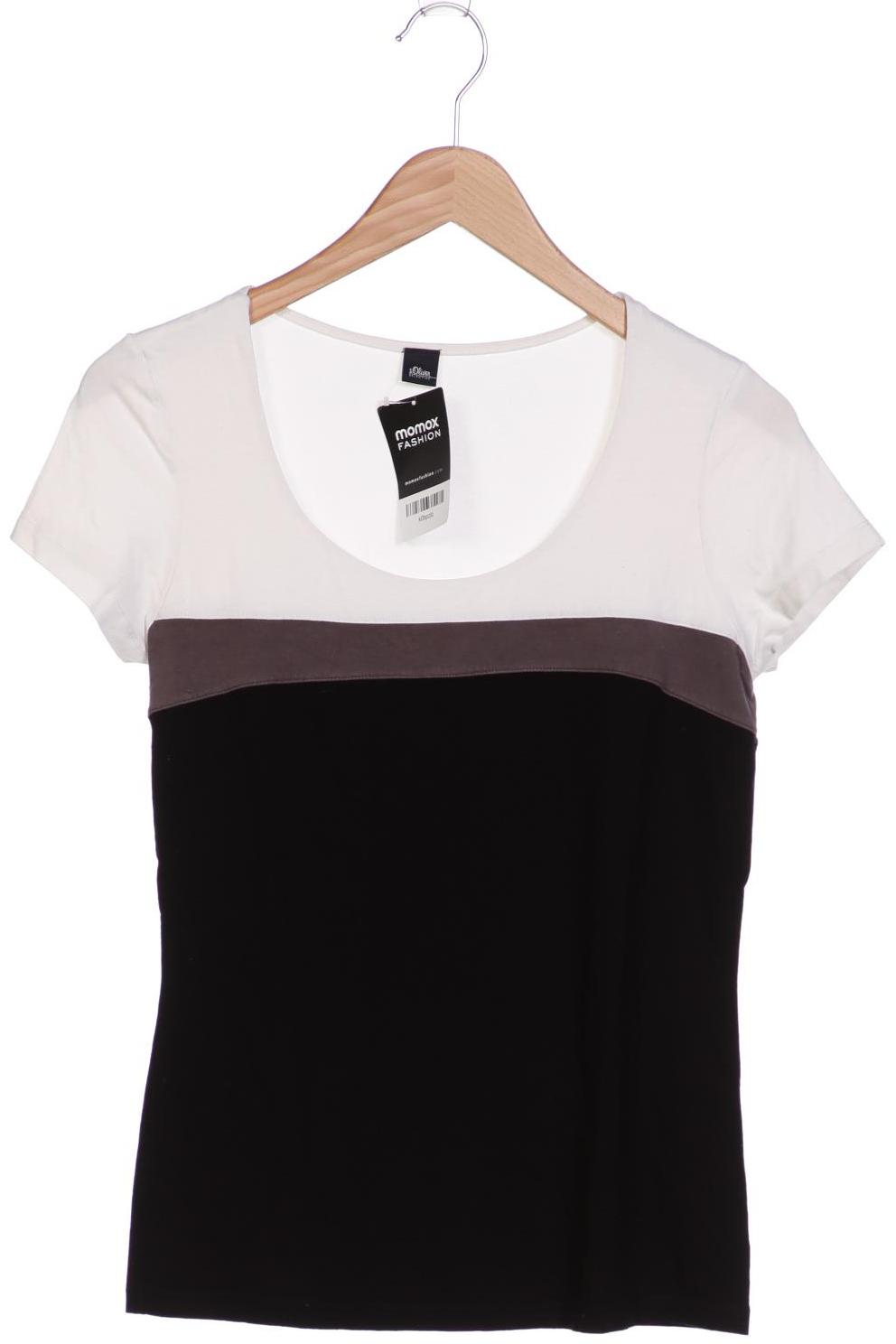 

s.Oliver Selection Damen T-Shirt, schwarz