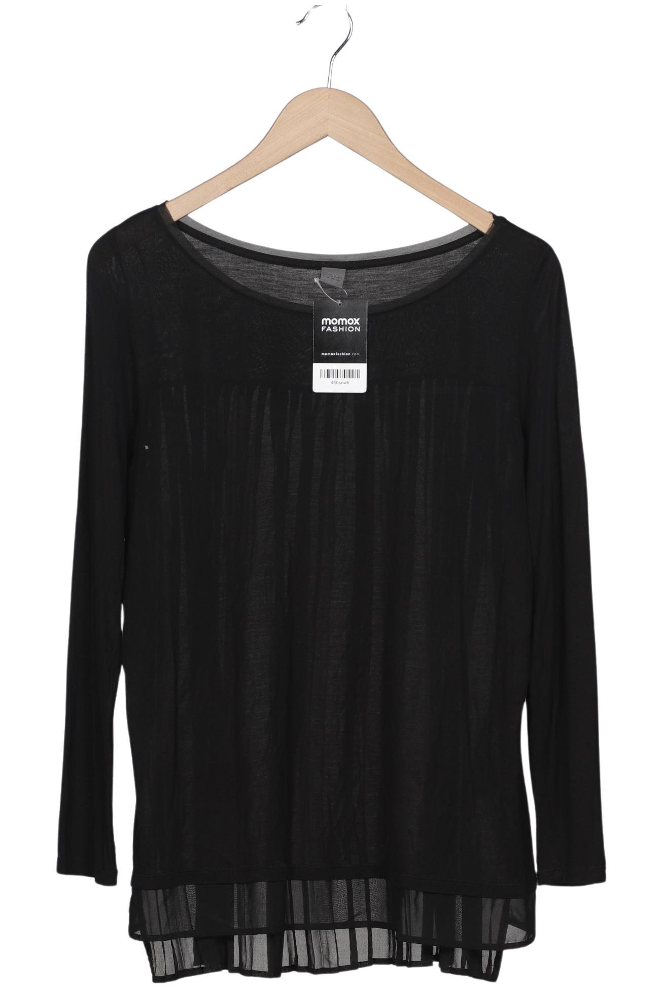 

s.Oliver Selection Damen Langarmshirt, schwarz, Gr. 38