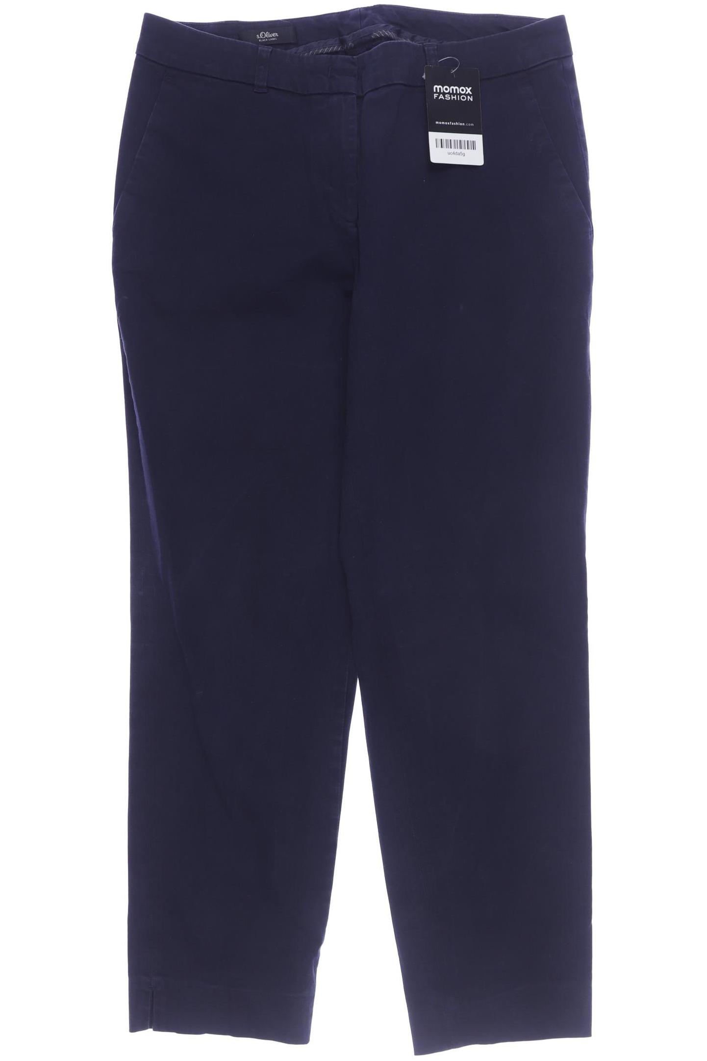 

s.Oliver Selection Damen Stoffhose, marineblau, Gr. 38