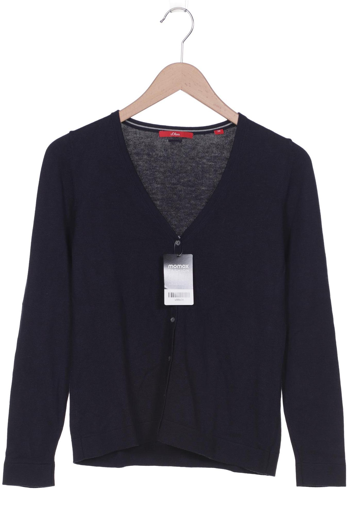 

s.Oliver Selection Damen Strickjacke, marineblau