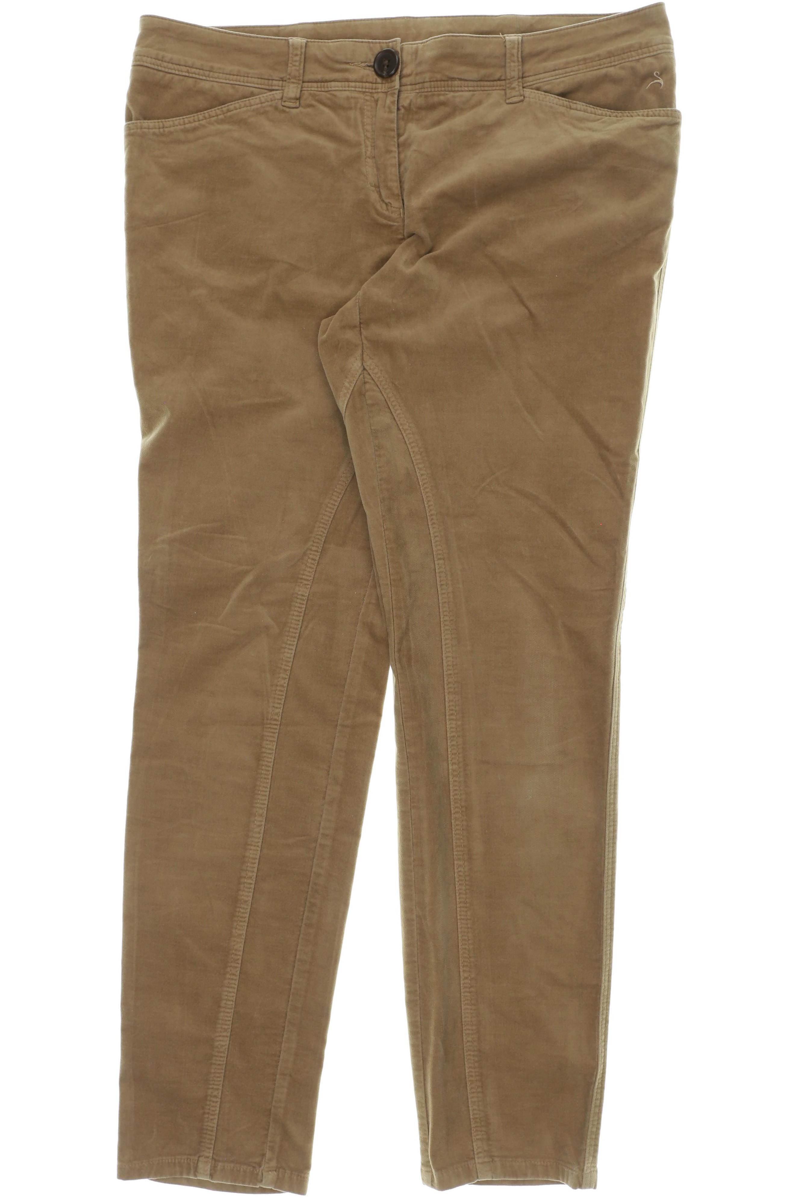 

s.Oliver Selection Damen Stoffhose, beige, Gr. 40