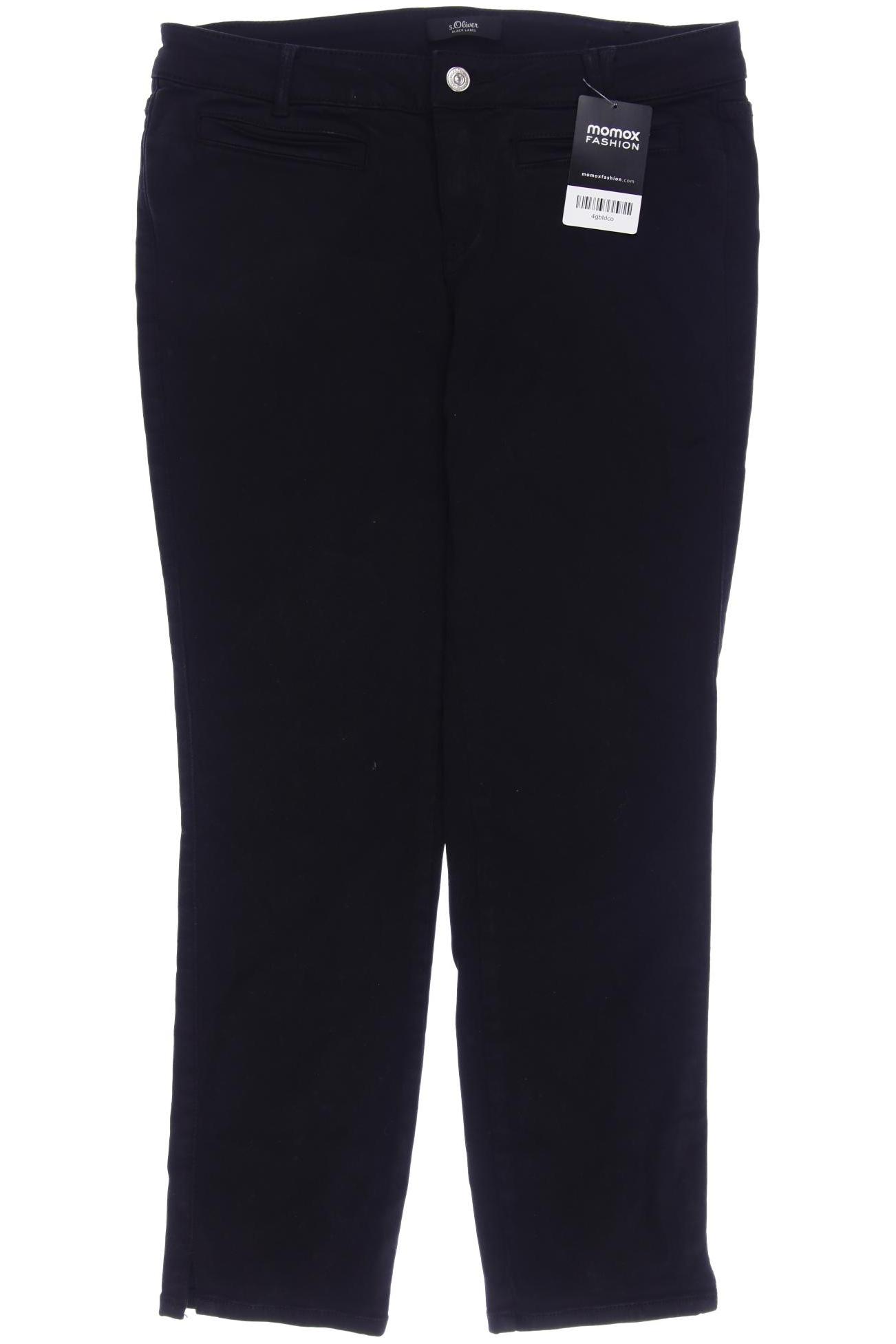 

s.Oliver Selection Damen Jeans, schwarz