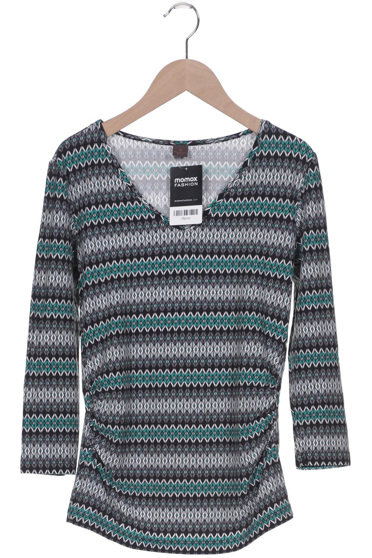 

s.Oliver Selection Damen Langarmshirt, grau, Gr. 34