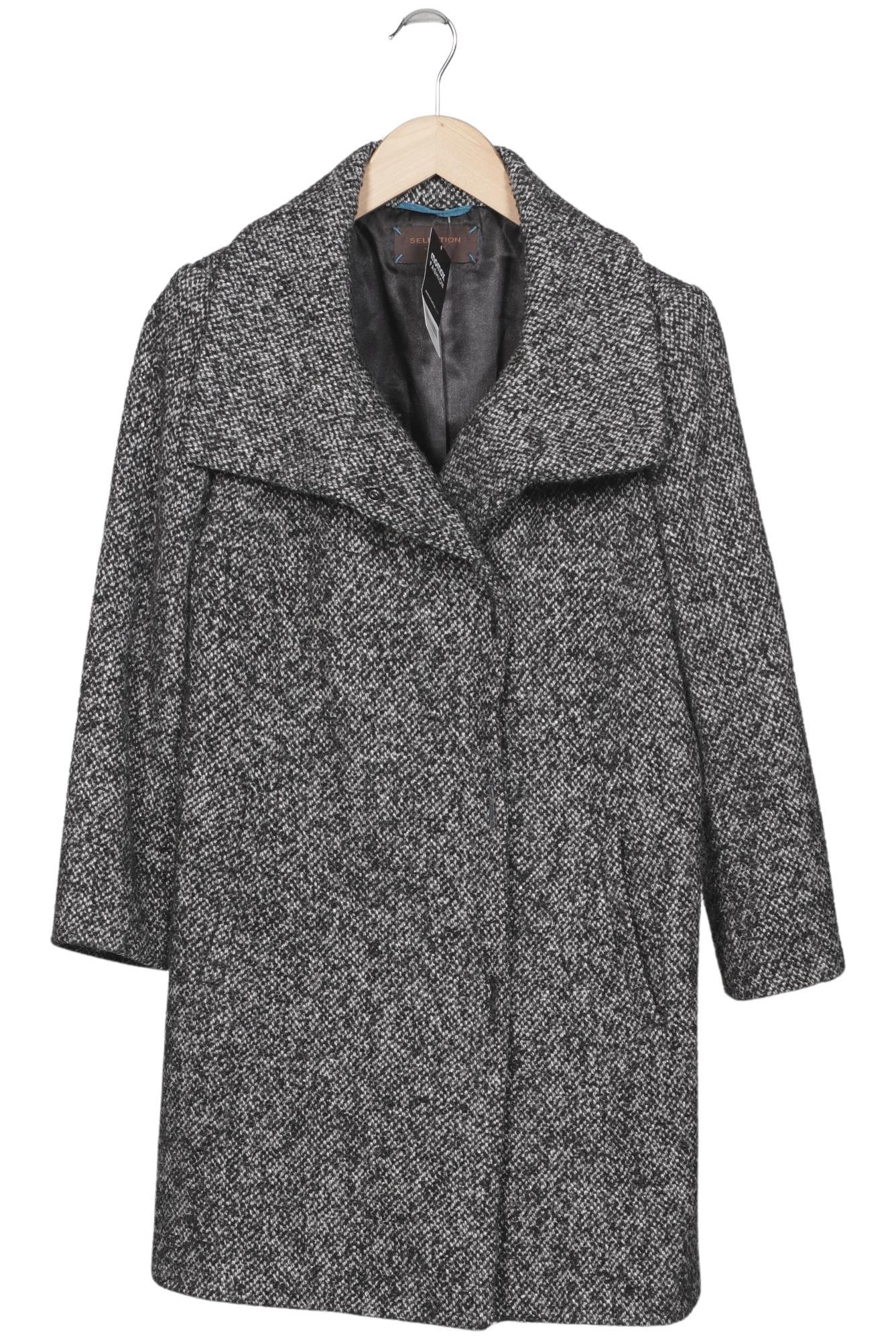 

s.Oliver Selection Damen Mantel, grau, Gr. 38