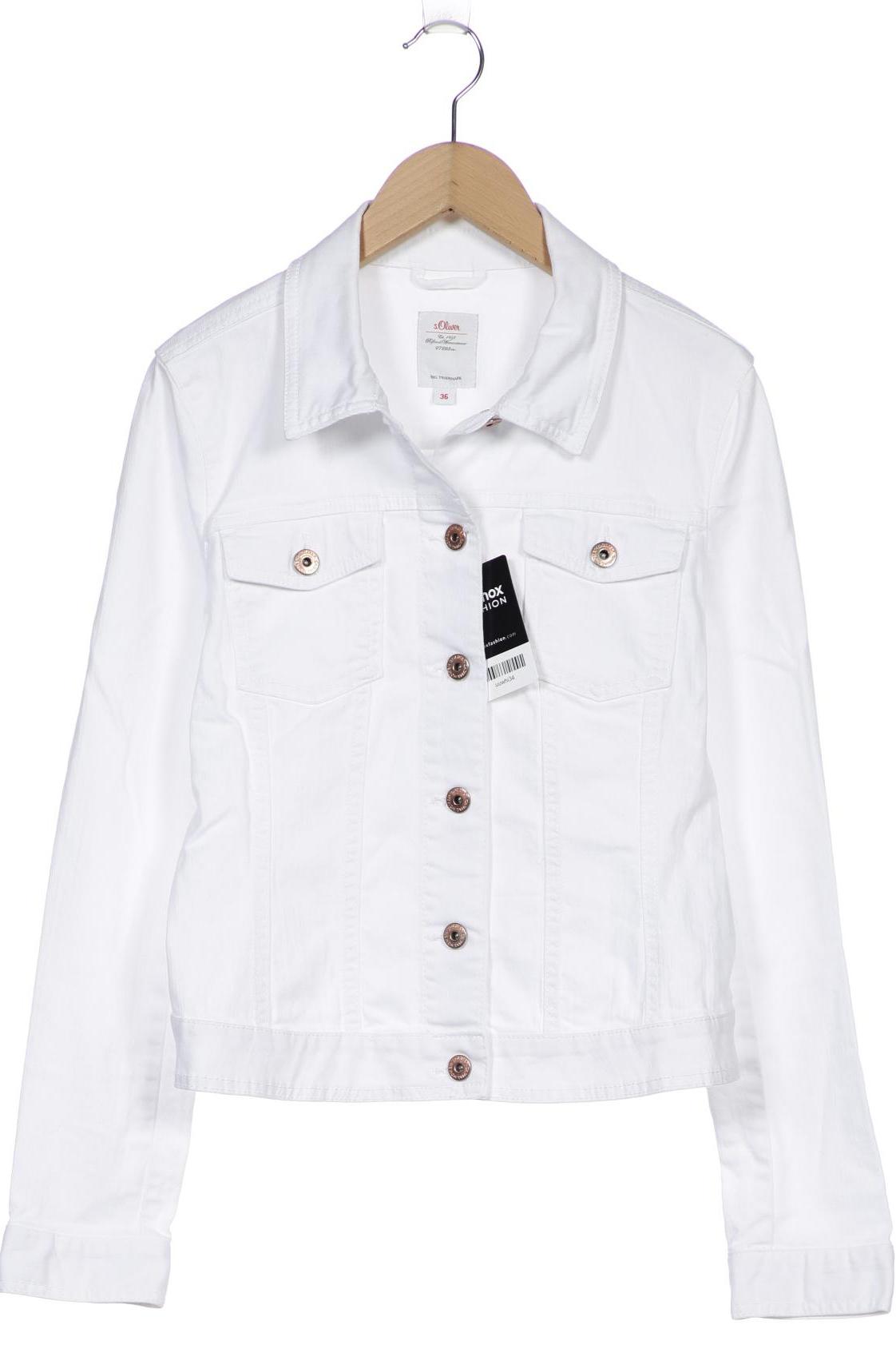 

s.Oliver Selection Damen Jacke, weiß