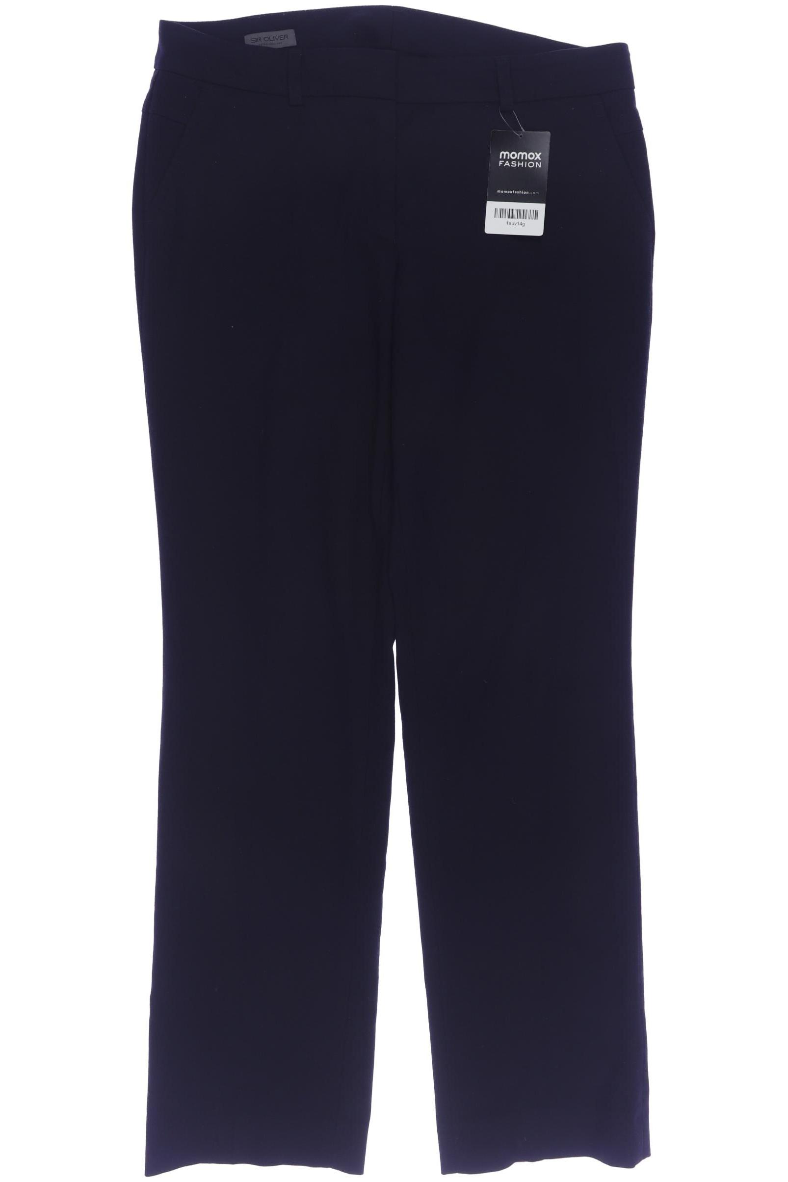 

s.Oliver Selection Damen Stoffhose, marineblau, Gr. 36
