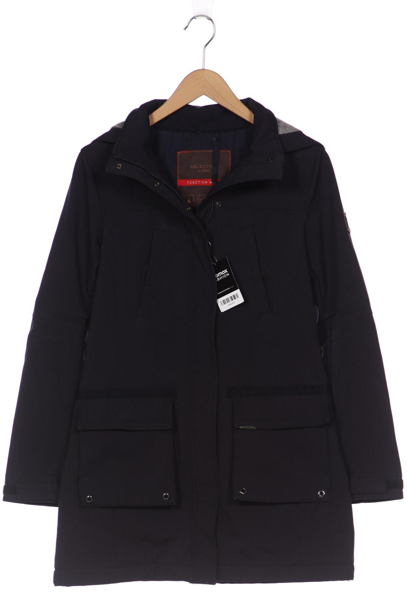 

s.Oliver Selection Damen Mantel, marineblau, Gr. 38