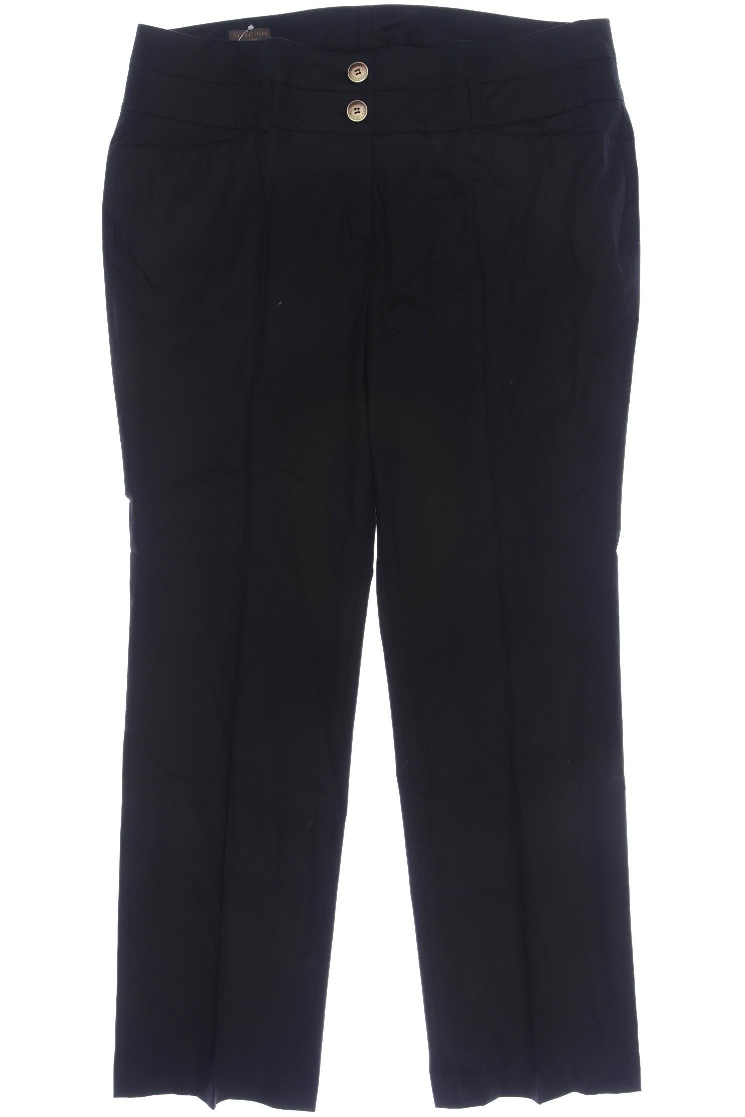

s.Oliver Selection Damen Stoffhose, schwarz, Gr. 44
