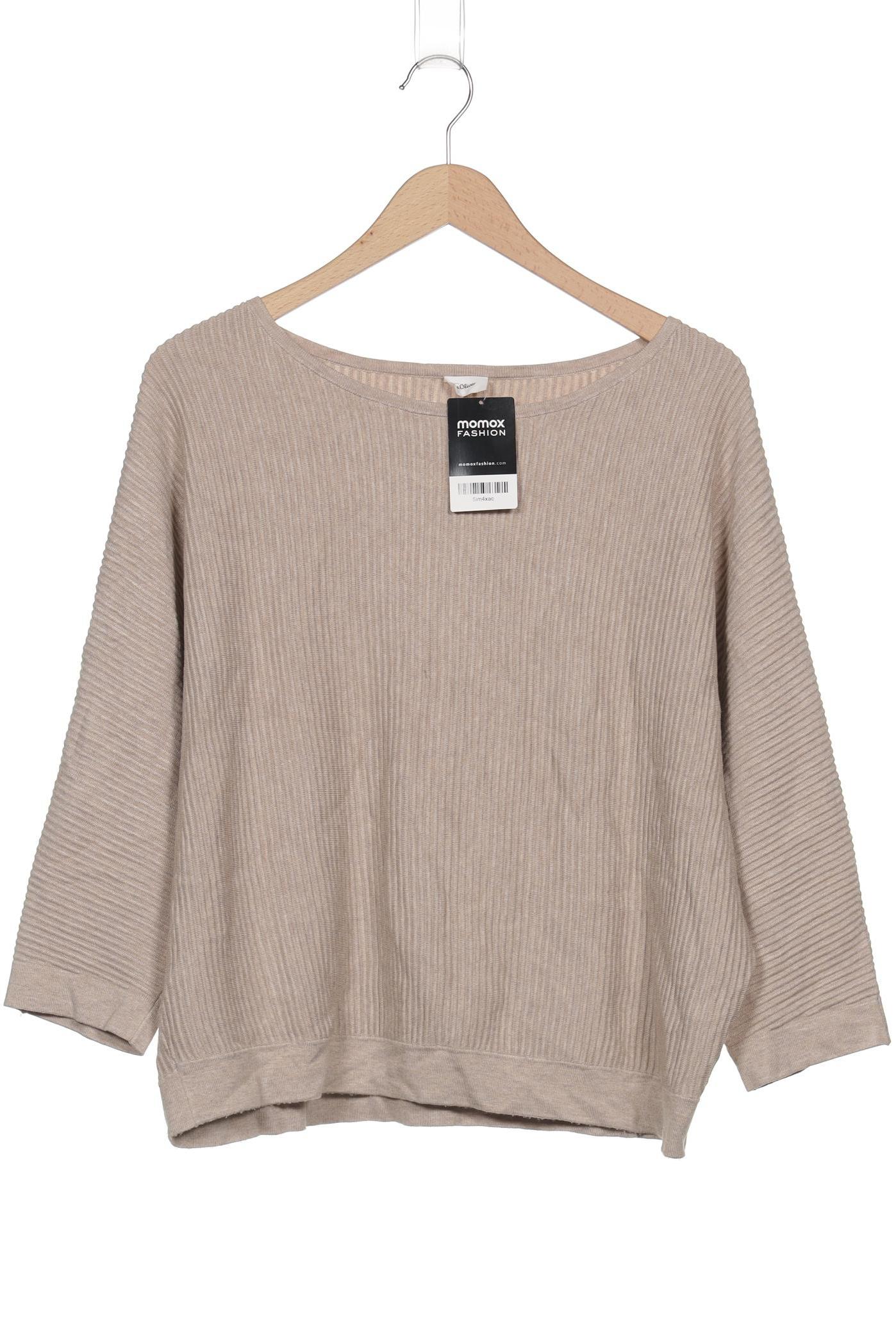 

s.Oliver Selection Damen Pullover, beige, Gr. 42