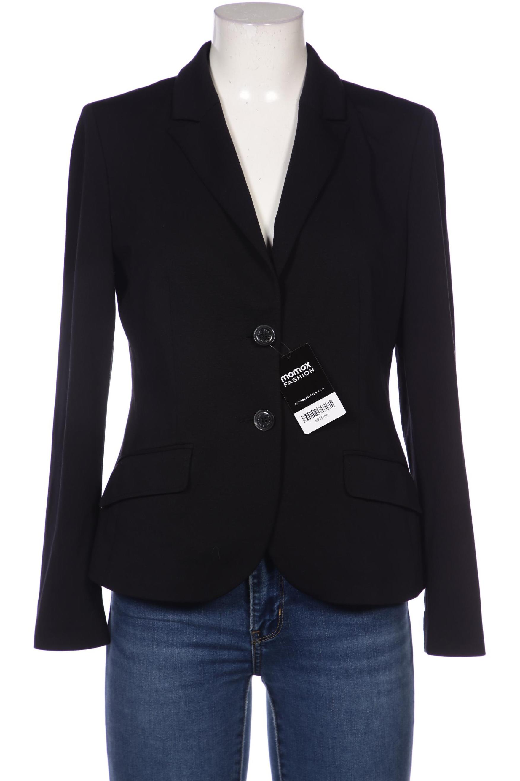 

s.Oliver Selection Damen Blazer, schwarz