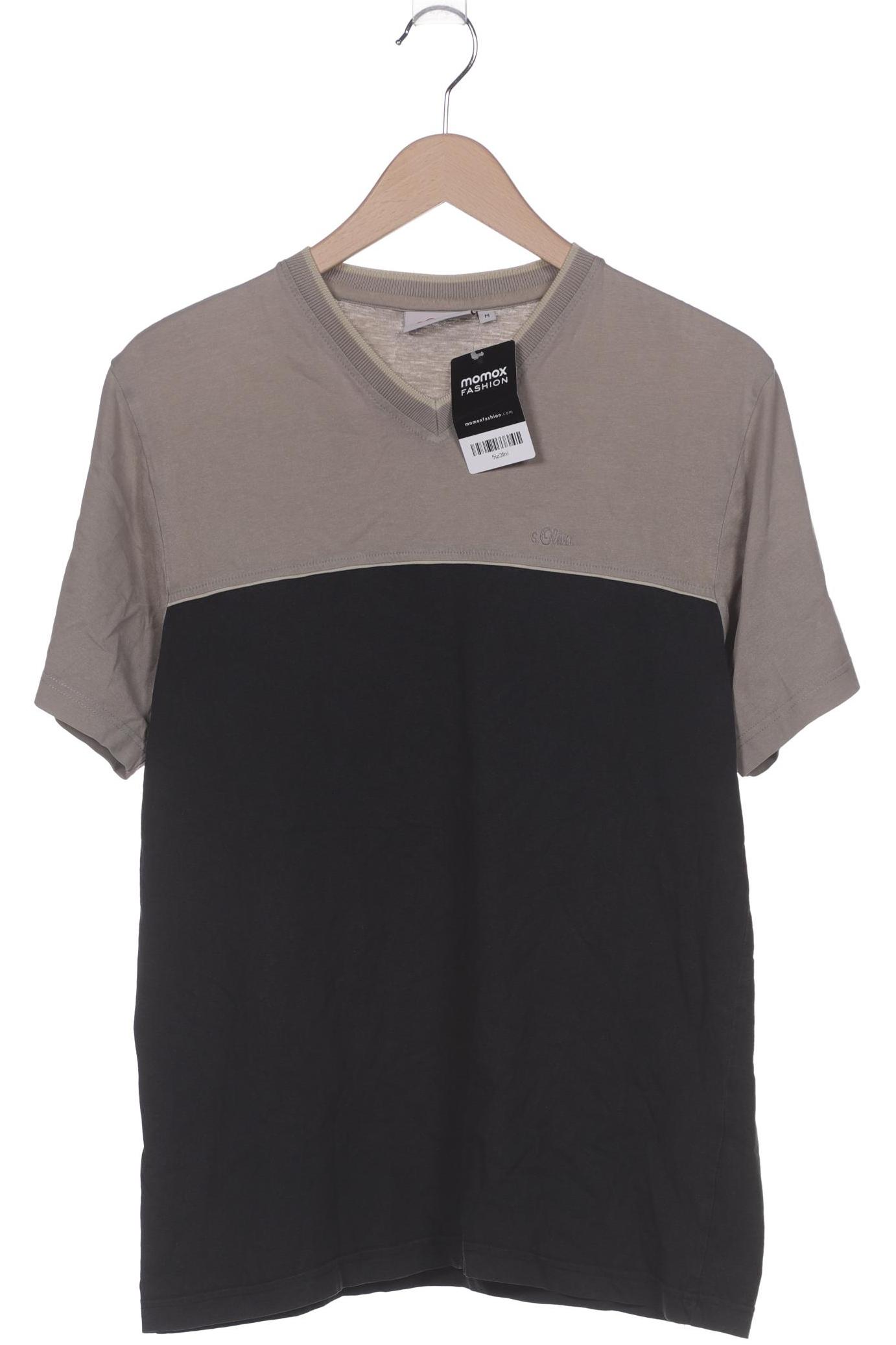

s.Oliver Selection Herren T-Shirt, braun, Gr. 48