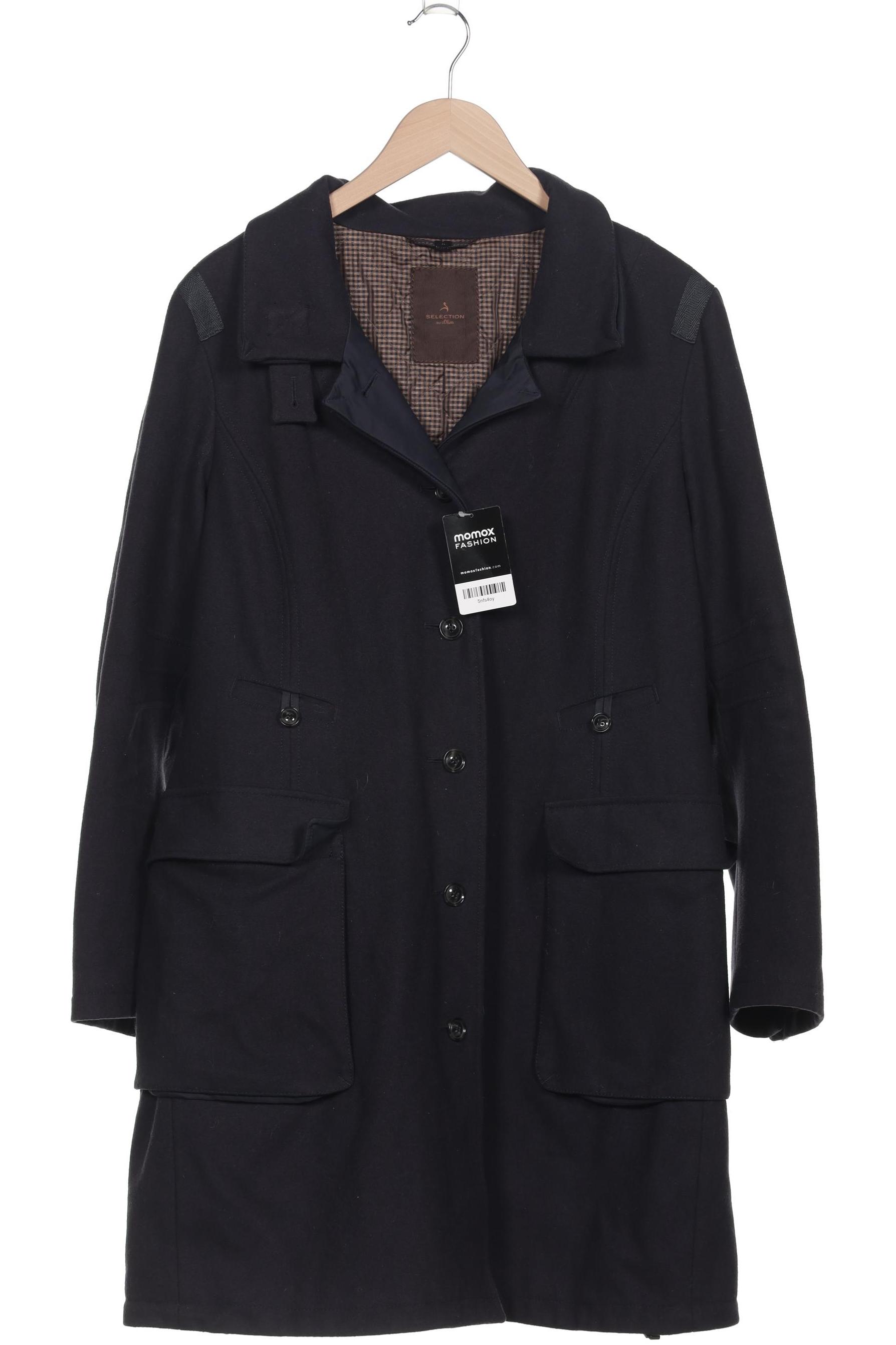 

s.Oliver Selection Damen Mantel, marineblau, Gr. 44