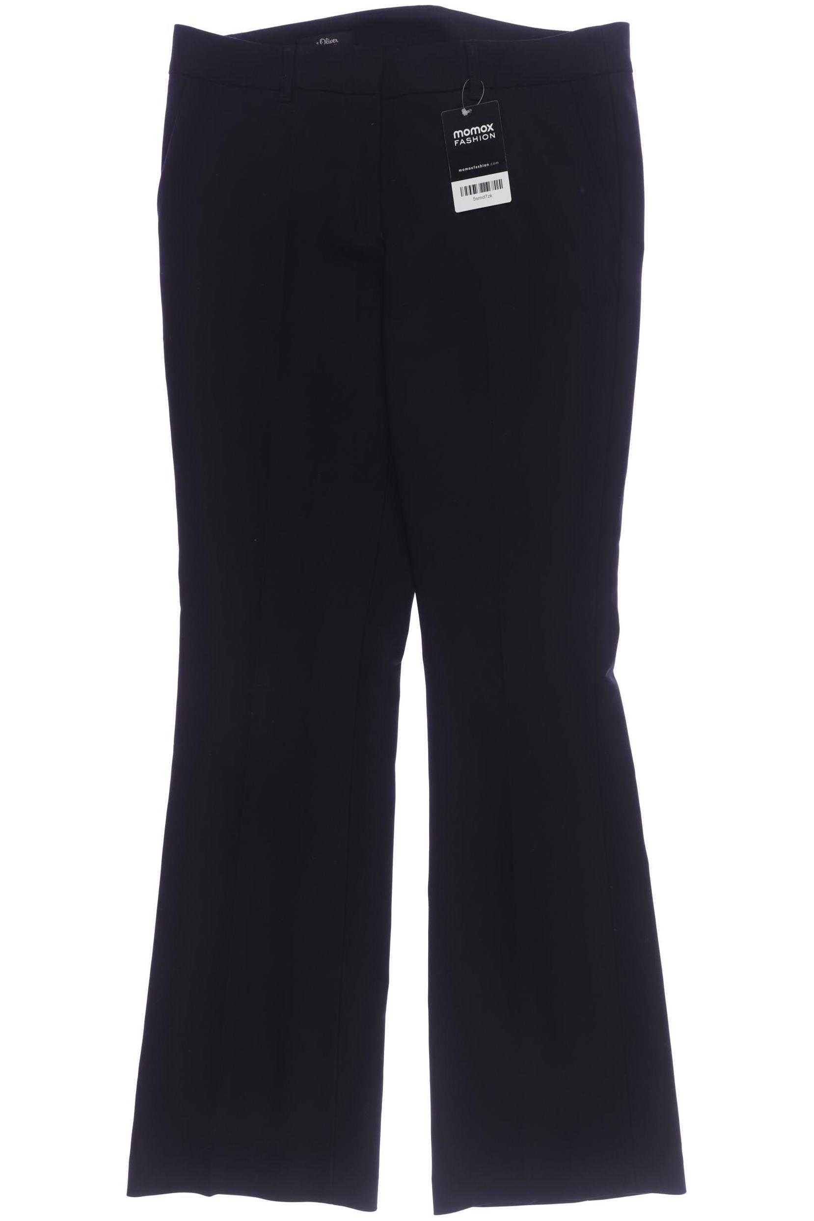 

s.Oliver Selection Damen Stoffhose, schwarz, Gr. 32