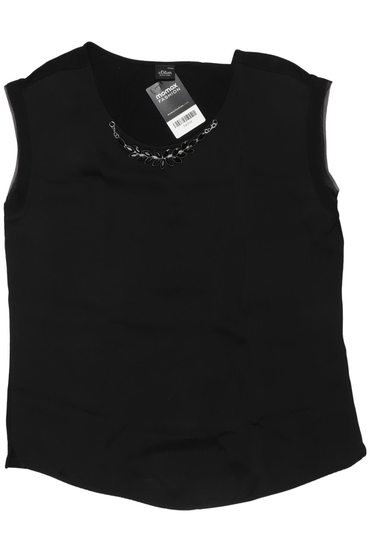 

s.Oliver Selection Damen Top, schwarz, Gr. 40