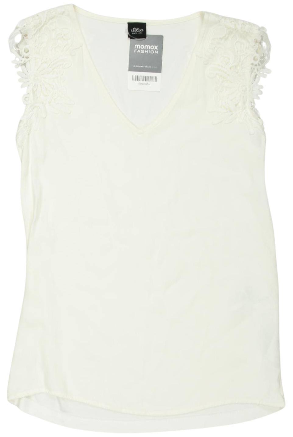 

s.Oliver Selection Damen Top, weiß, Gr. 32