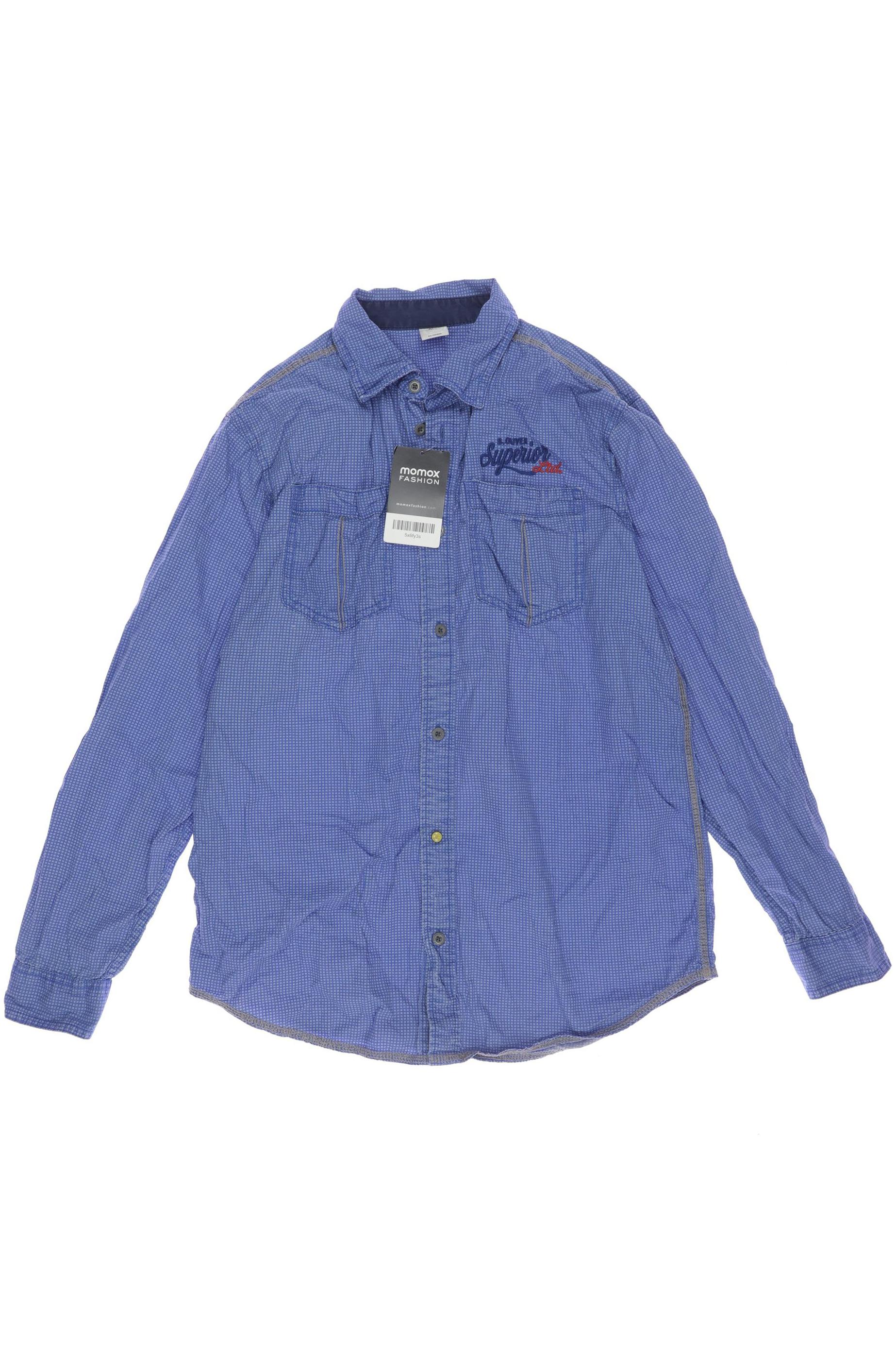 

s.Oliver Selection Herren Hemd, blau, Gr. 164