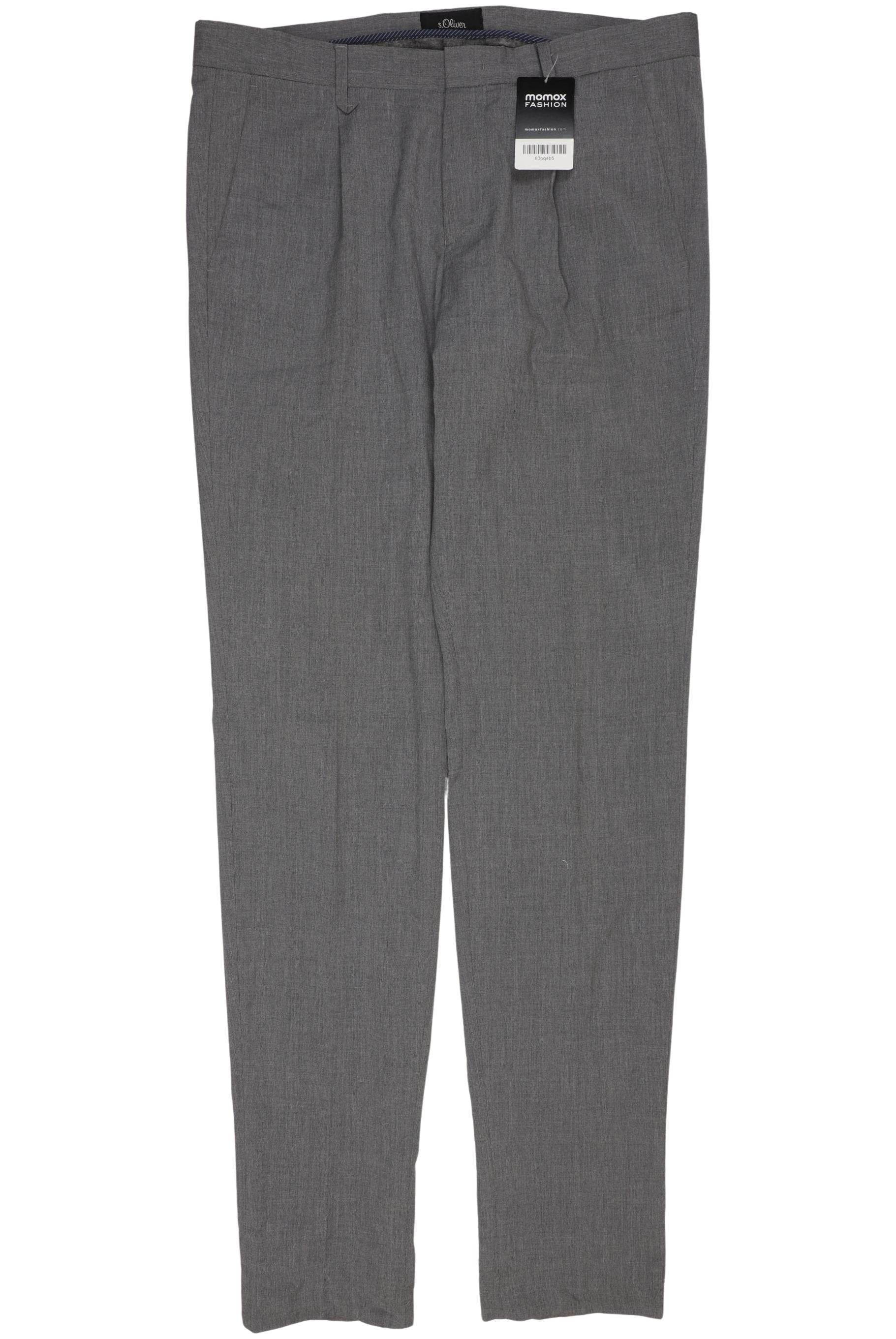 

s.Oliver Selection Herren Stoffhose, grau, Gr. 98