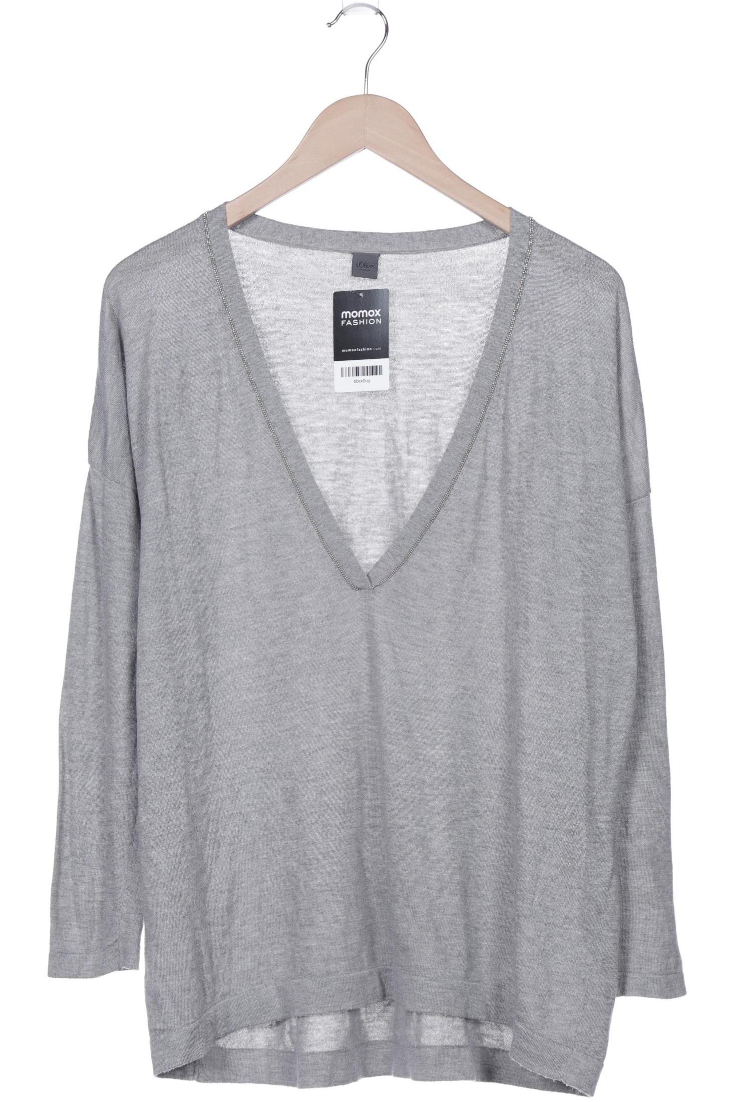

s.Oliver Selection Damen Pullover, grau, Gr. 42