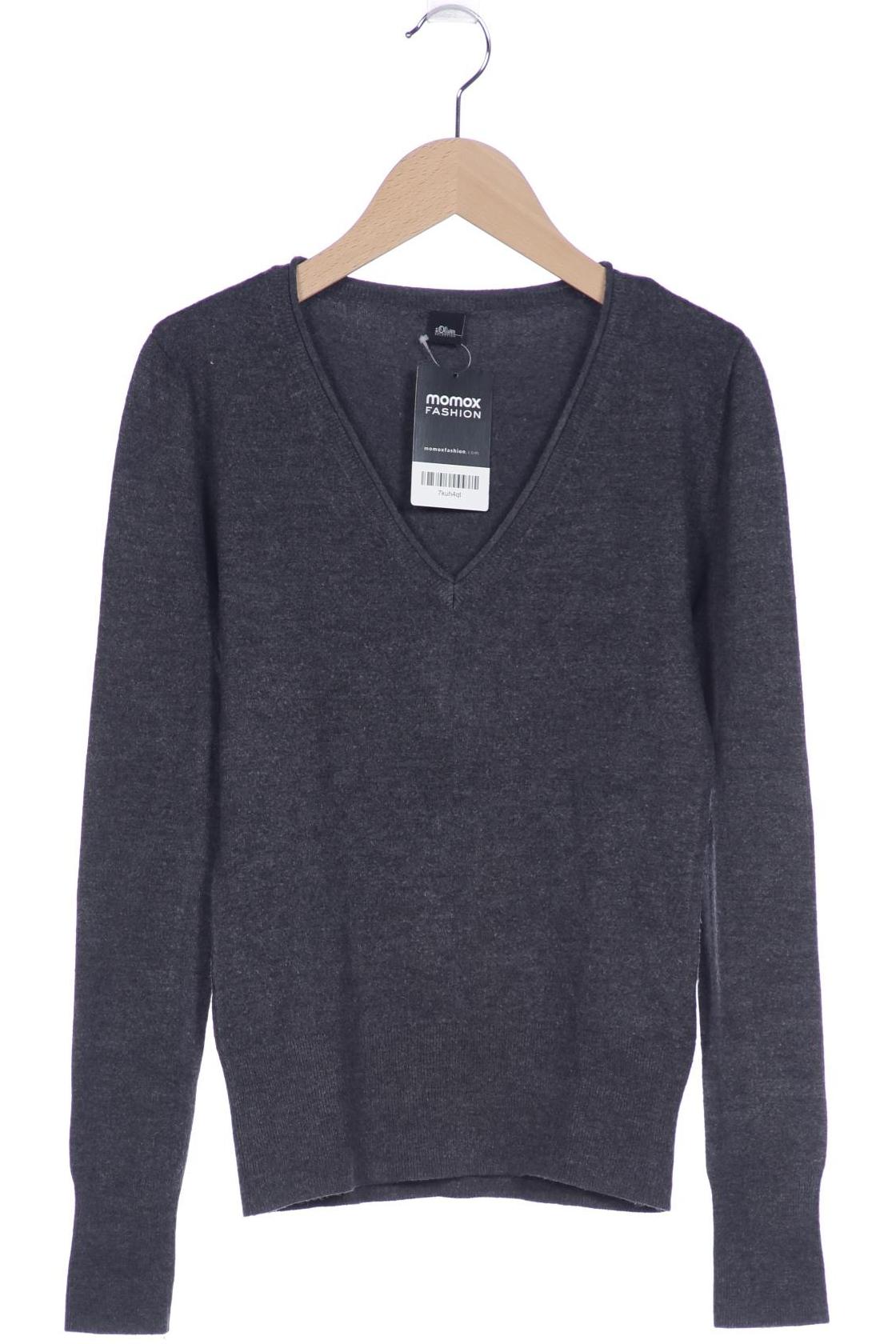 

s.Oliver Selection Damen Pullover, grau, Gr. 34