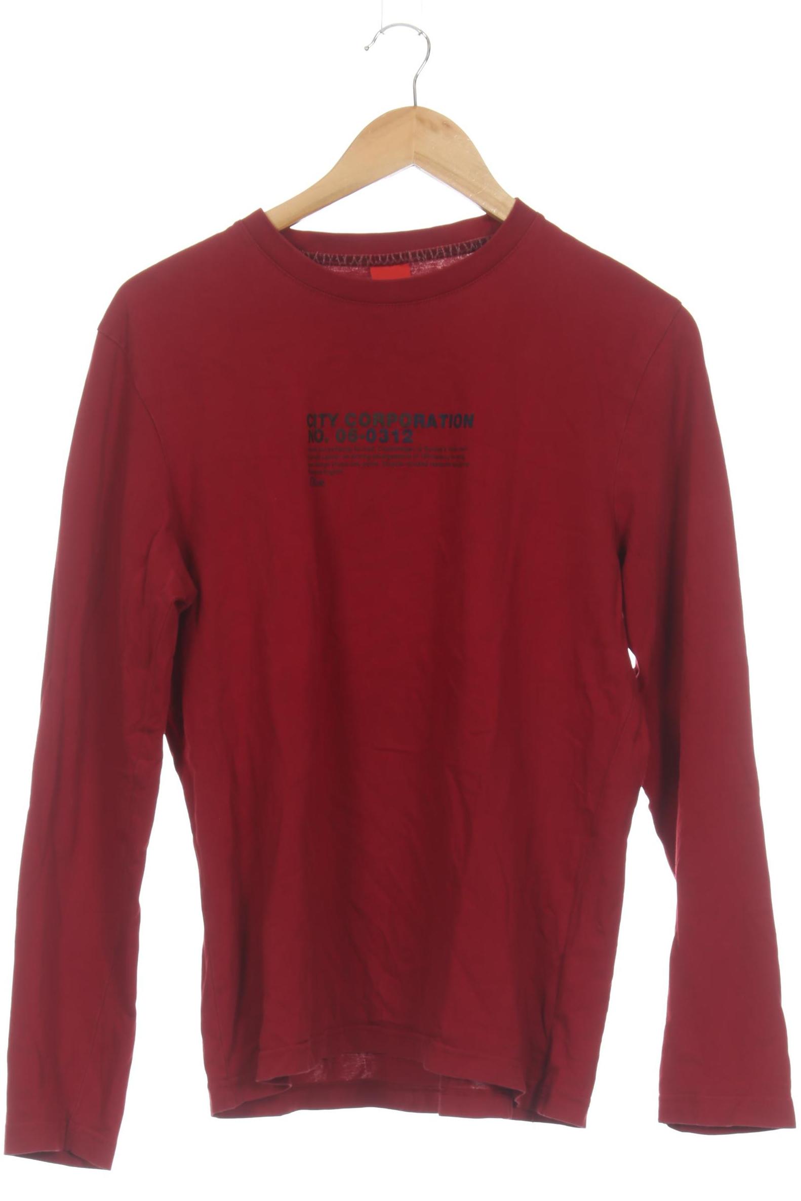 Thumbnail - s.Oliver Selection Herren Langarmshirt, rot, Gr.