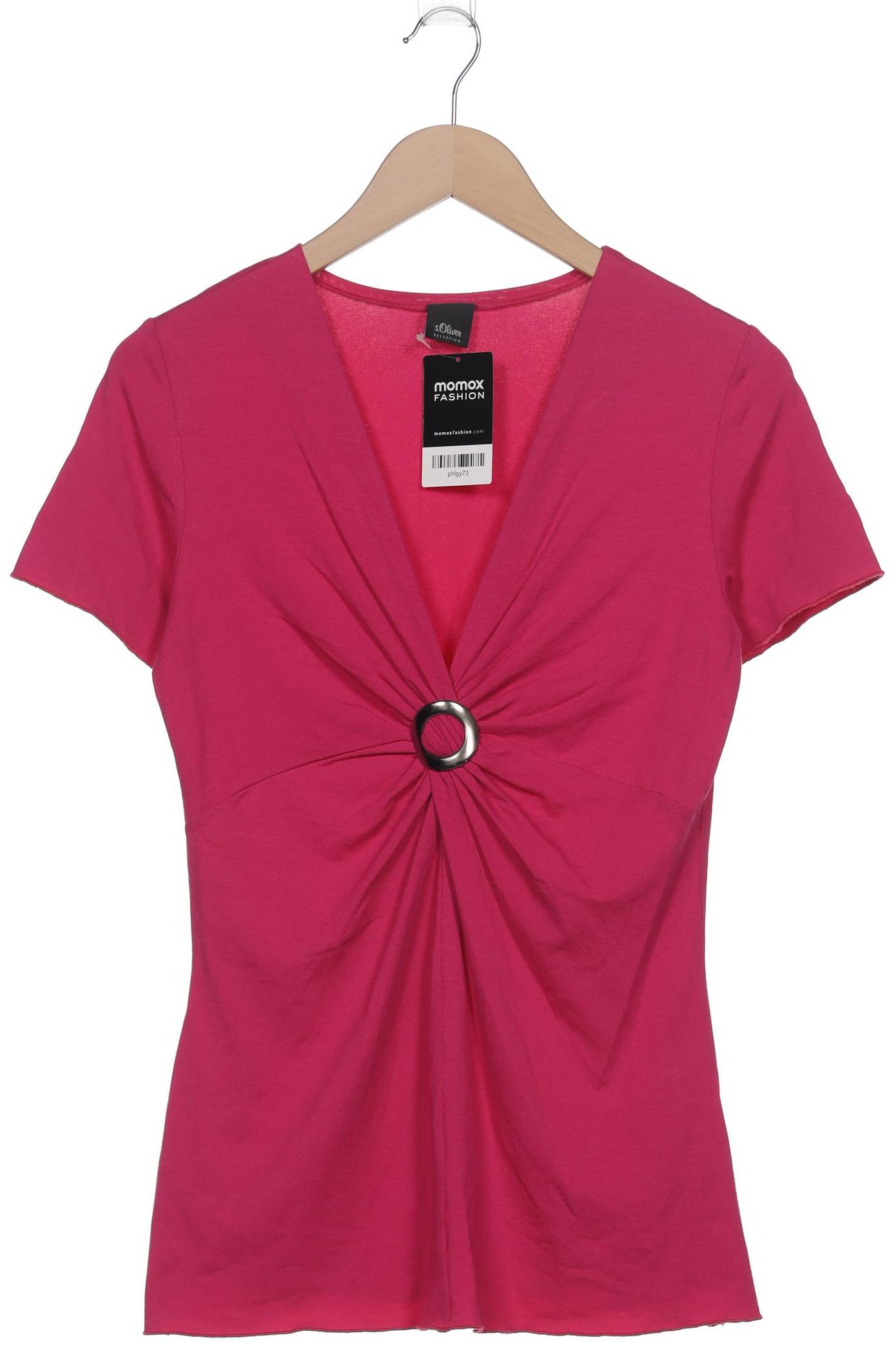 

s.Oliver Selection Damen T-Shirt, pink, Gr. 38