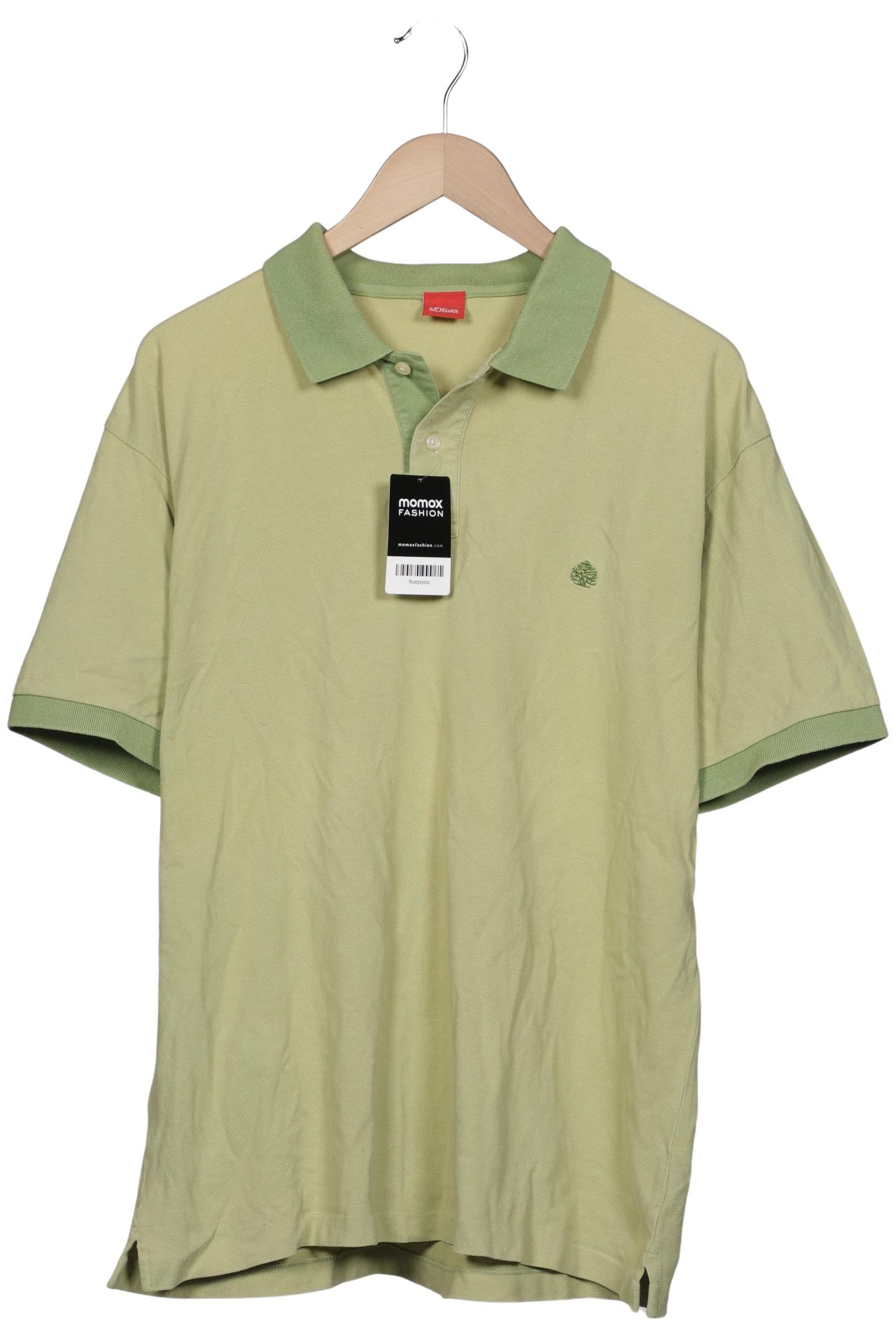 

s.Oliver Selection Herren Poloshirt, grün, Gr. 66