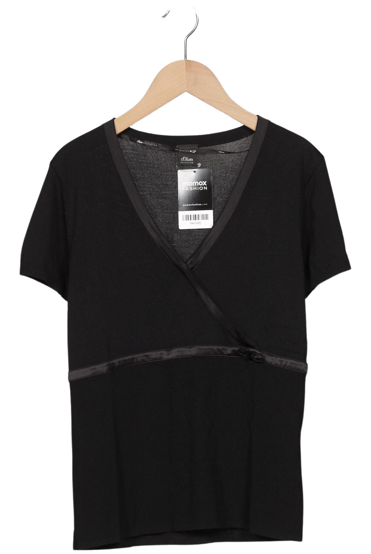 

s.Oliver Selection Damen Pullover, schwarz, Gr. 42