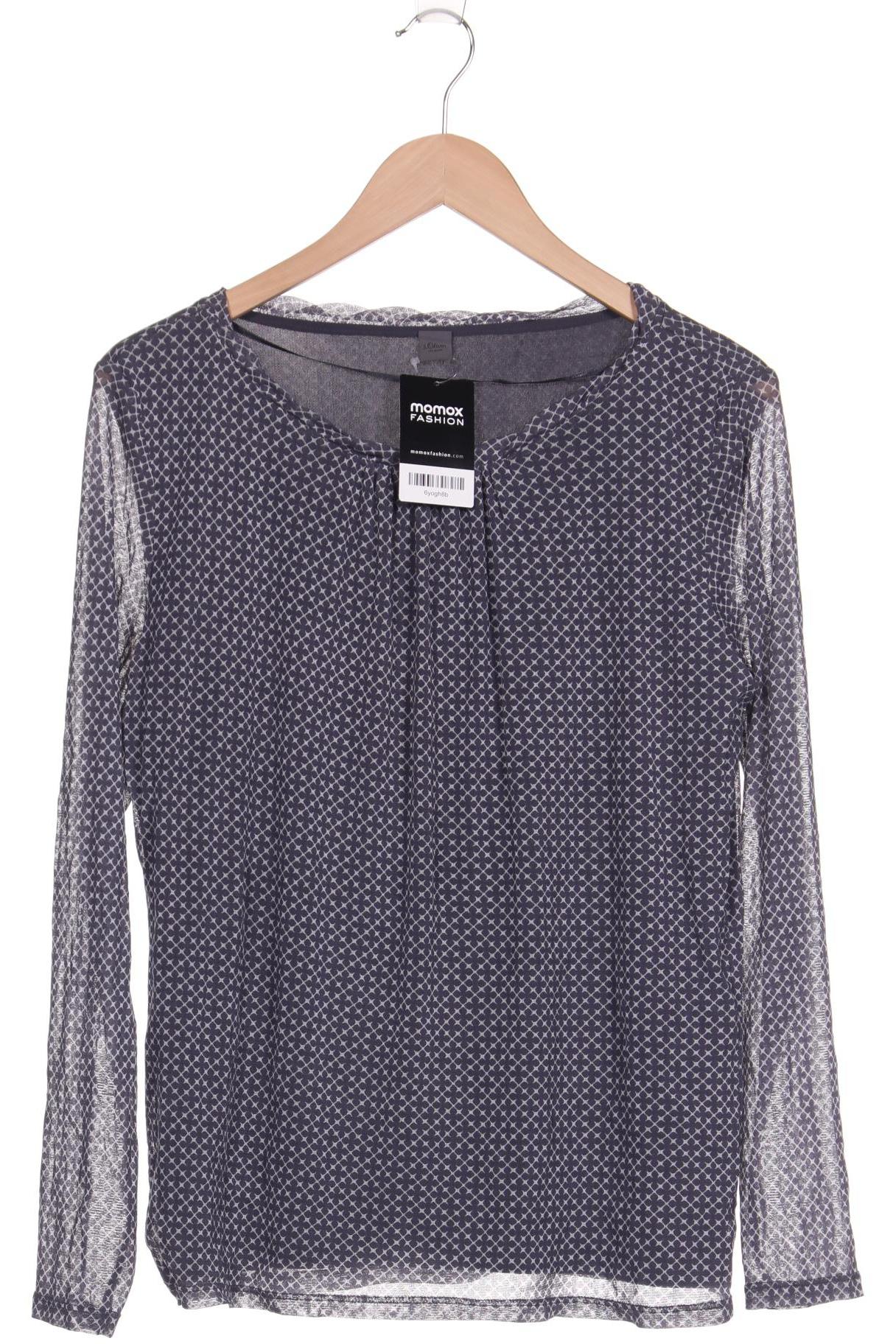 

s.Oliver Selection Damen Langarmshirt, grau