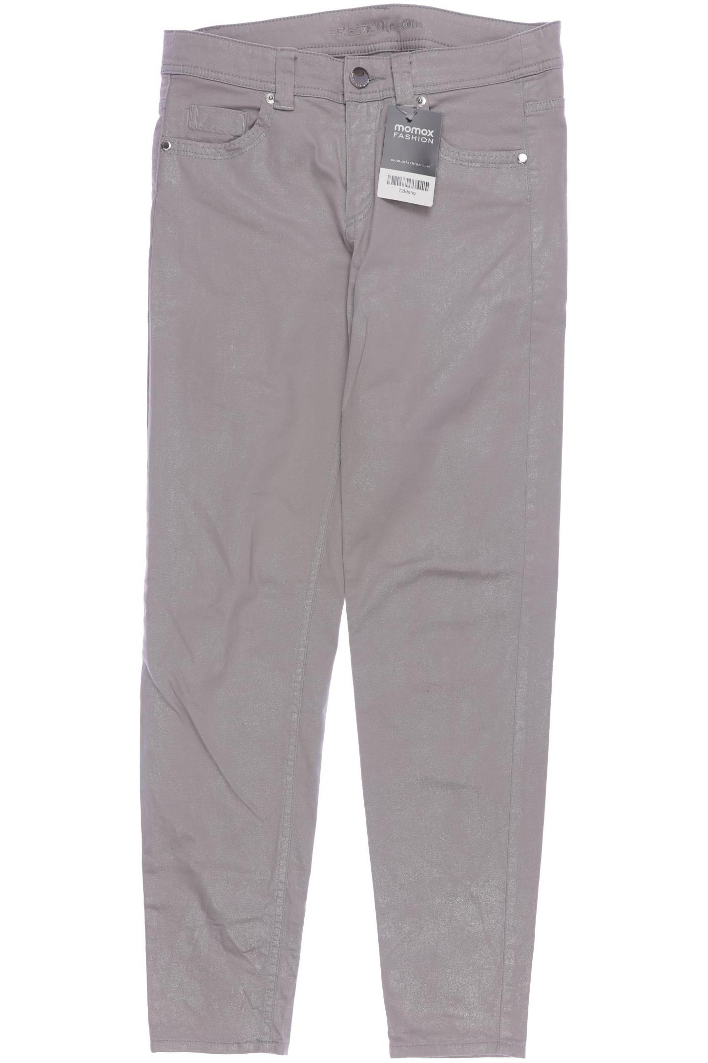 

s.Oliver Selection Damen Stoffhose, grau, Gr. 34