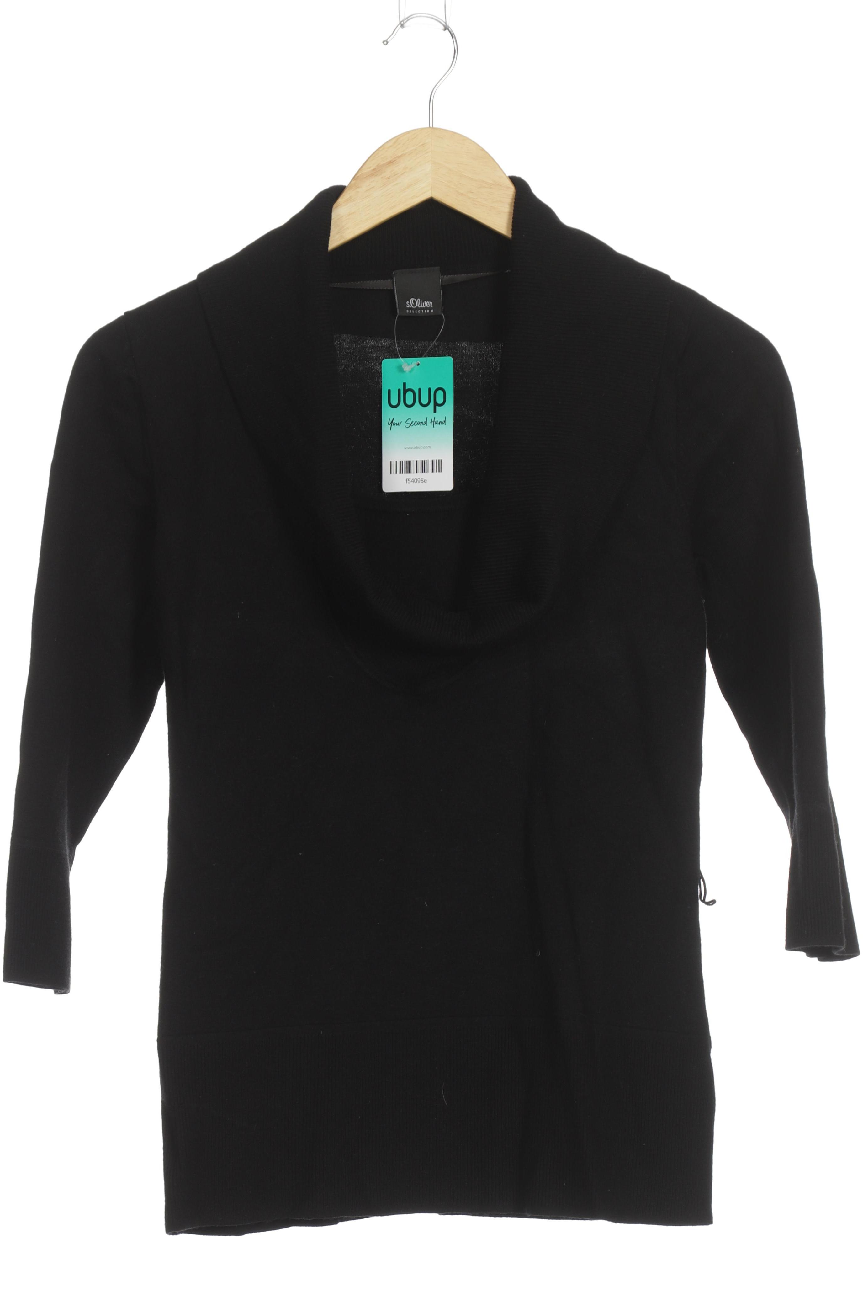 

s.Oliver Selection Damen Pullover, schwarz, Gr. 38