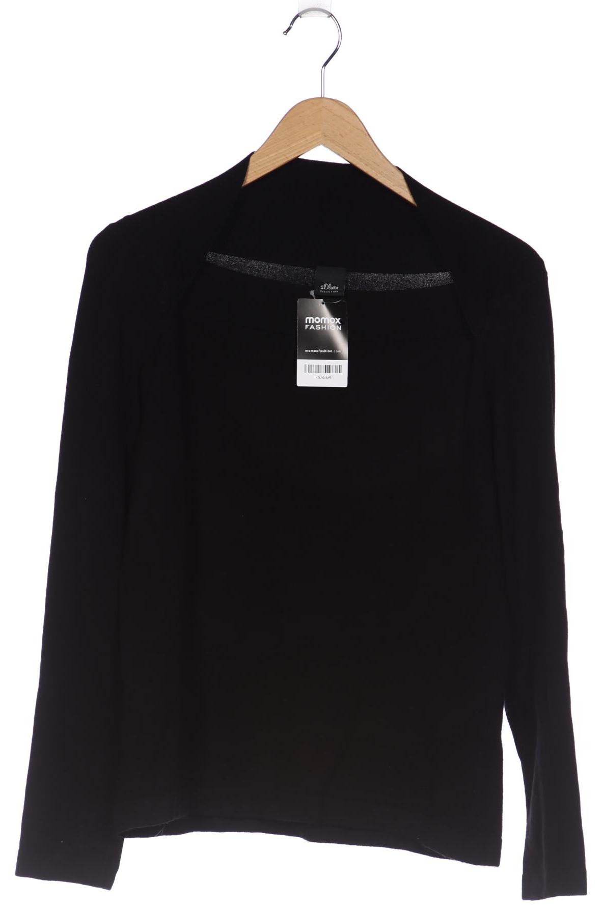 

s.Oliver Selection Damen Pullover, schwarz, Gr. 42