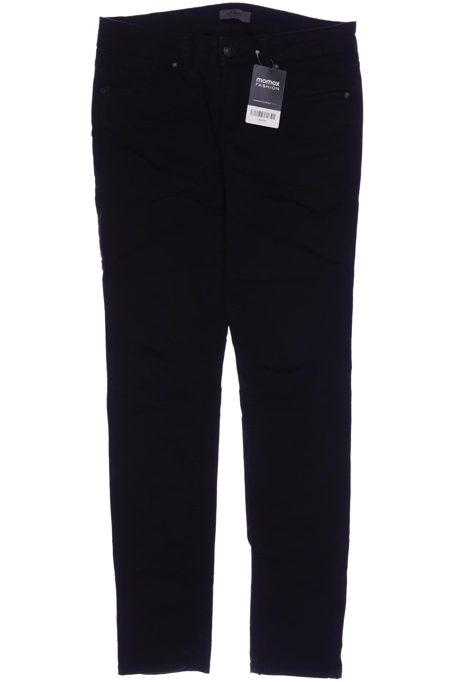 

s.Oliver Selection Damen Jeans, schwarz