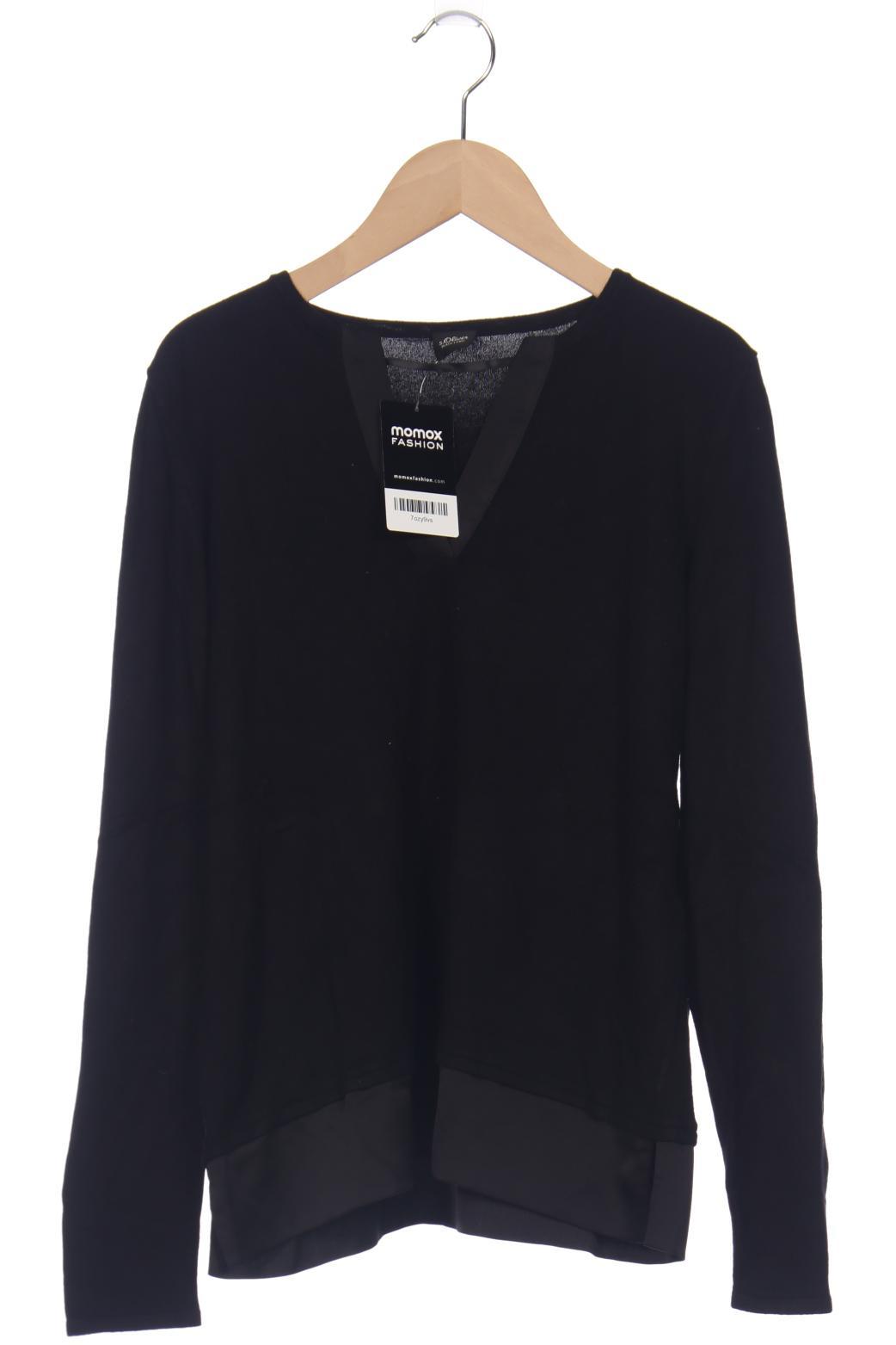 

s.Oliver Selection Damen Pullover, schwarz, Gr. 34