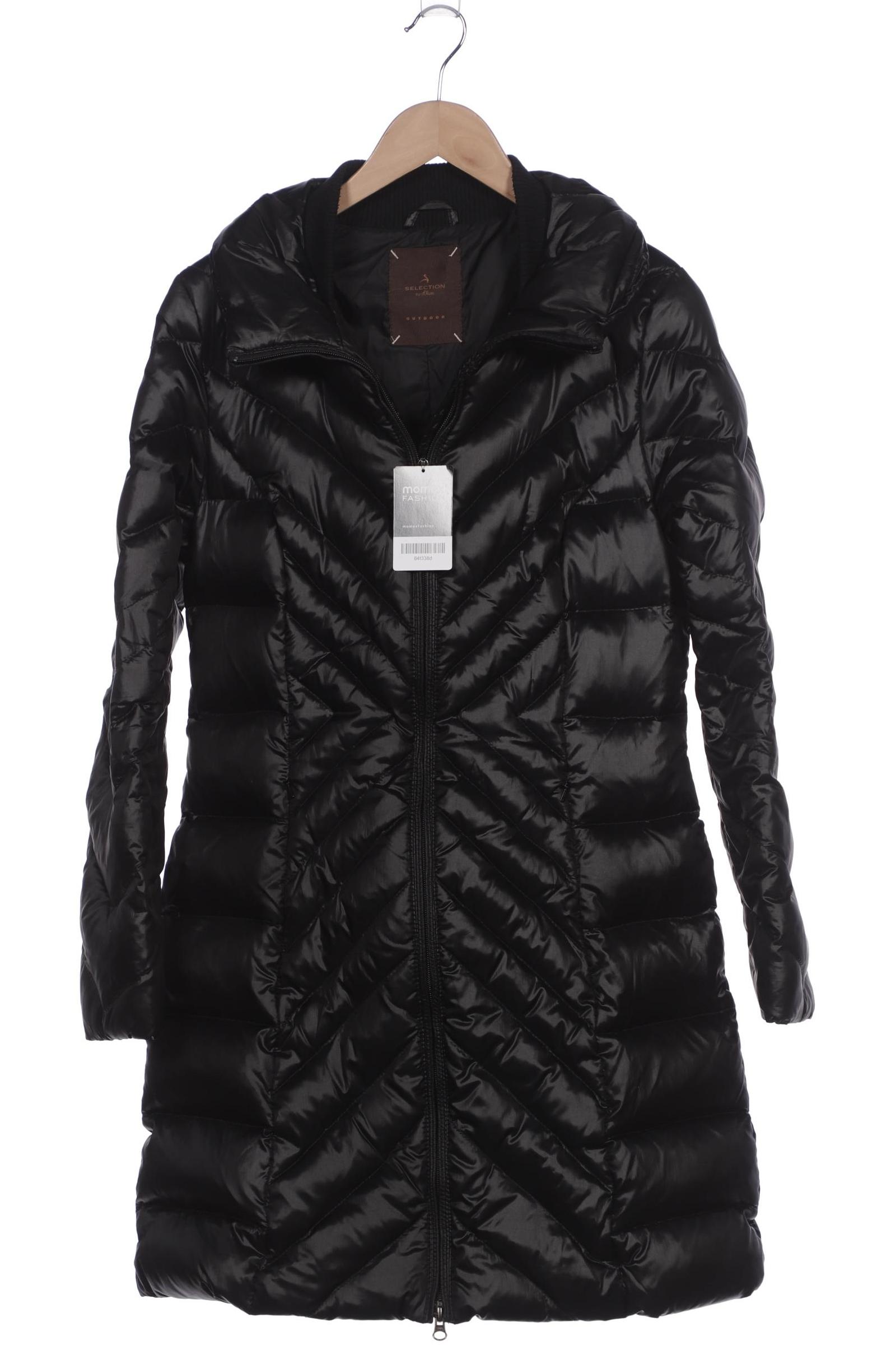 

s.Oliver Selection Damen Mantel, schwarz, Gr. 38